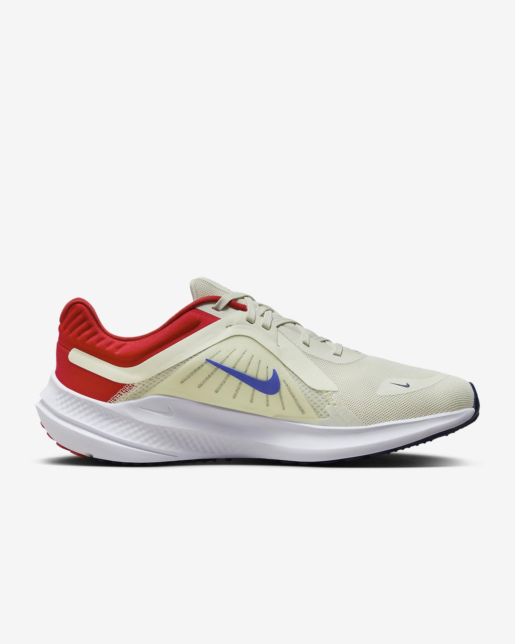 Nike Quest 5 Men's Road Running Shoes - Sea Glass/University Red/White/Blue Joy