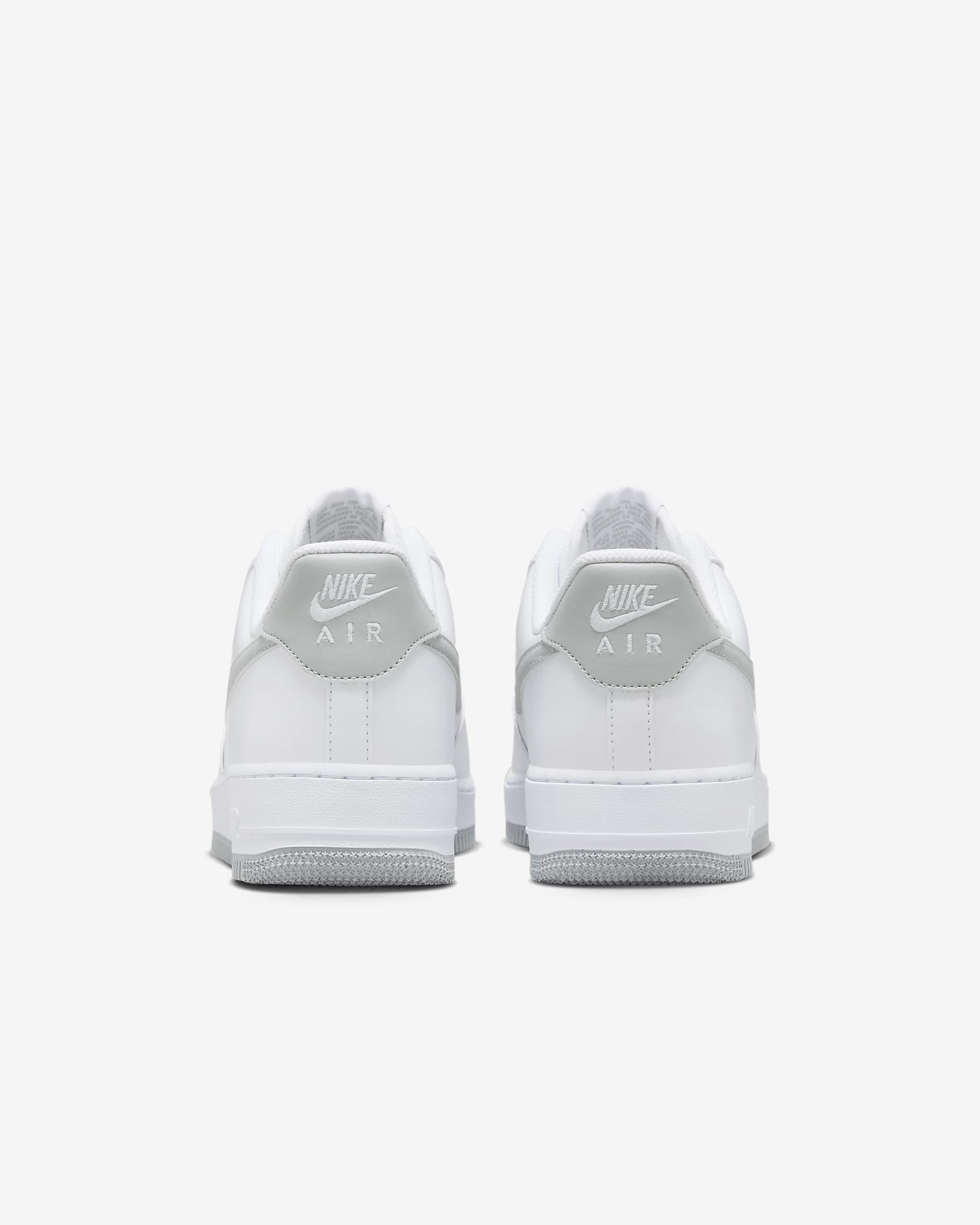 Nike Air Force 1 '07 Men's Shoes - White/White/Light Smoke Grey