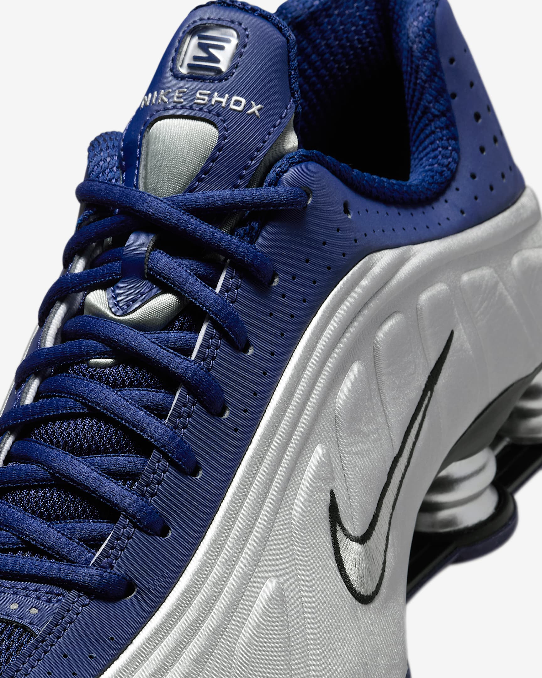 Scarpa Nike Shox R4 – Donna - Blue Void/Nero/Argento metallizzato