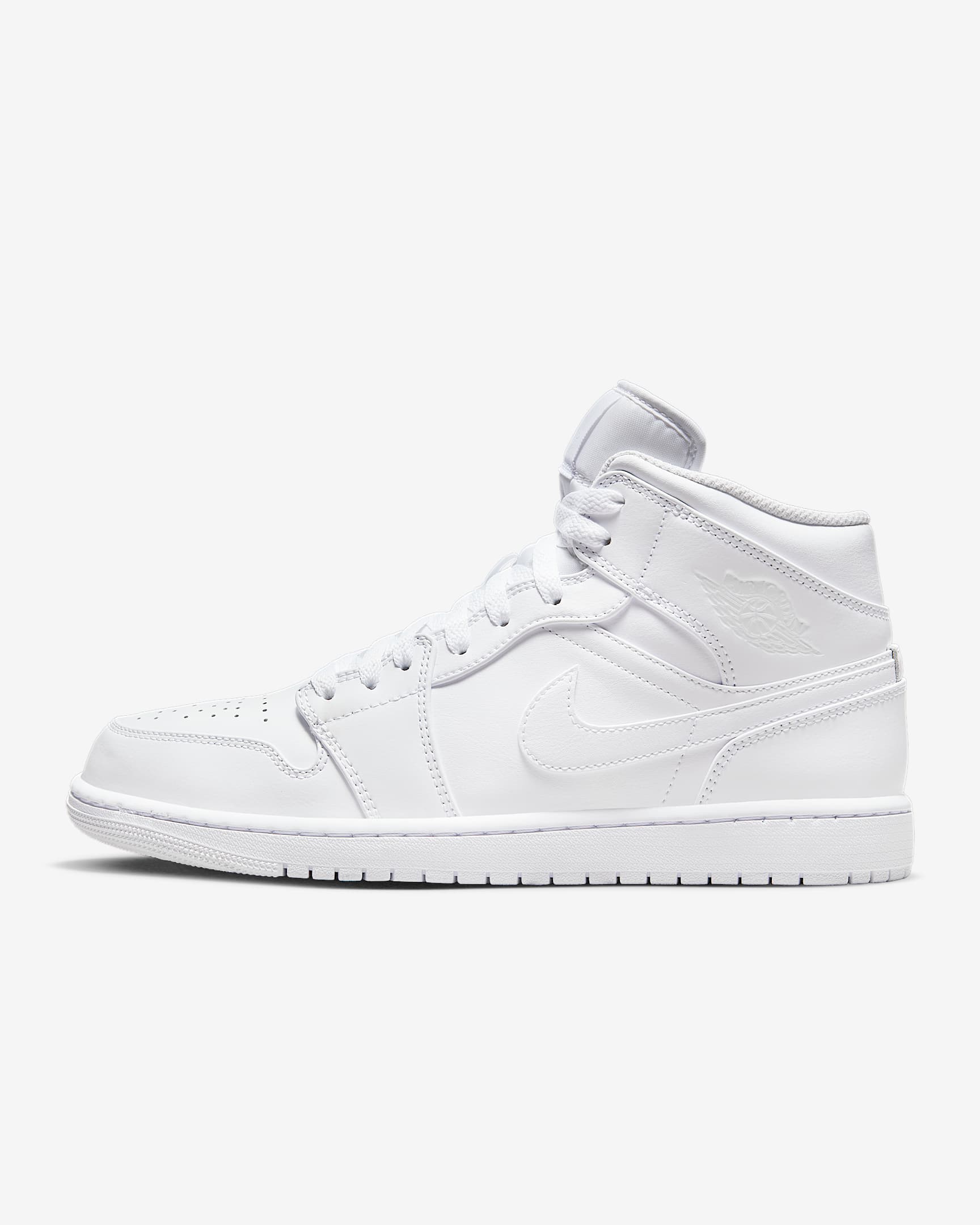 Air Jordan 1 Mid "Triple White"