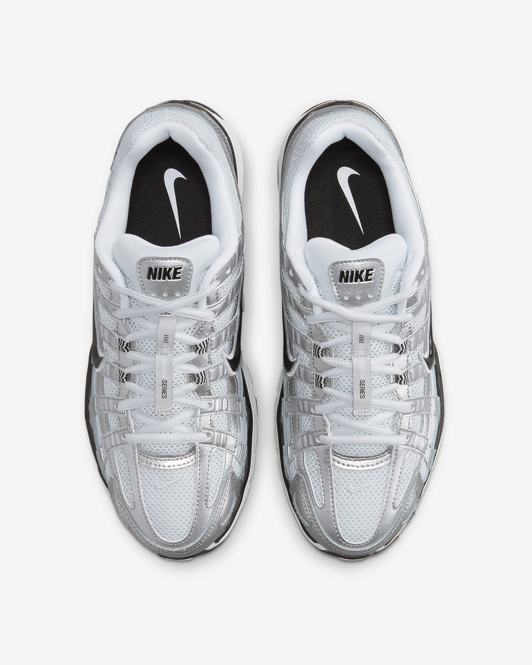 Nike P-6000 Shoes - White/Metallic Silver/Pure Platinum/Black