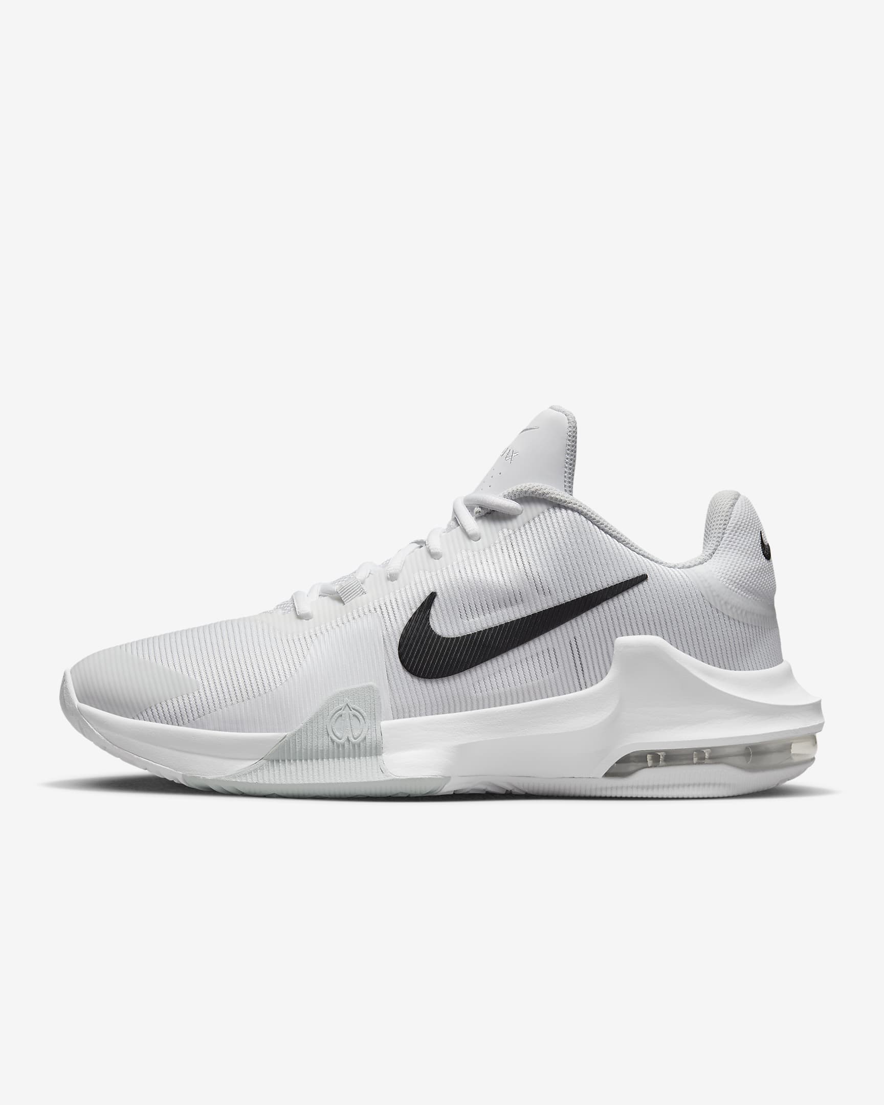 Nike Impact 4 Basketball Shoes - White/Pure Platinum/Black