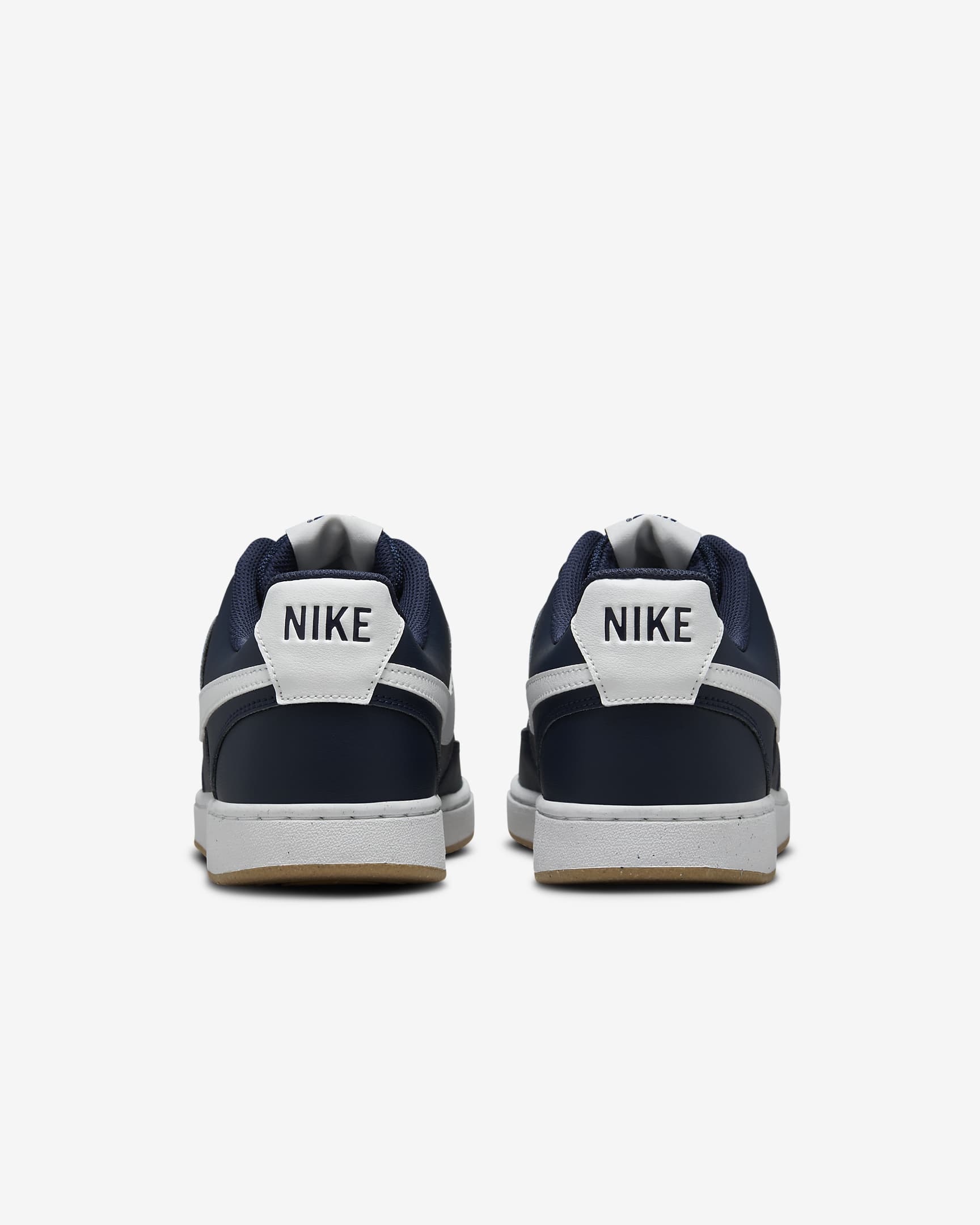 Nike Court Vision Low Men's Shoes - Obsidian/Gum Light Brown/Summit White