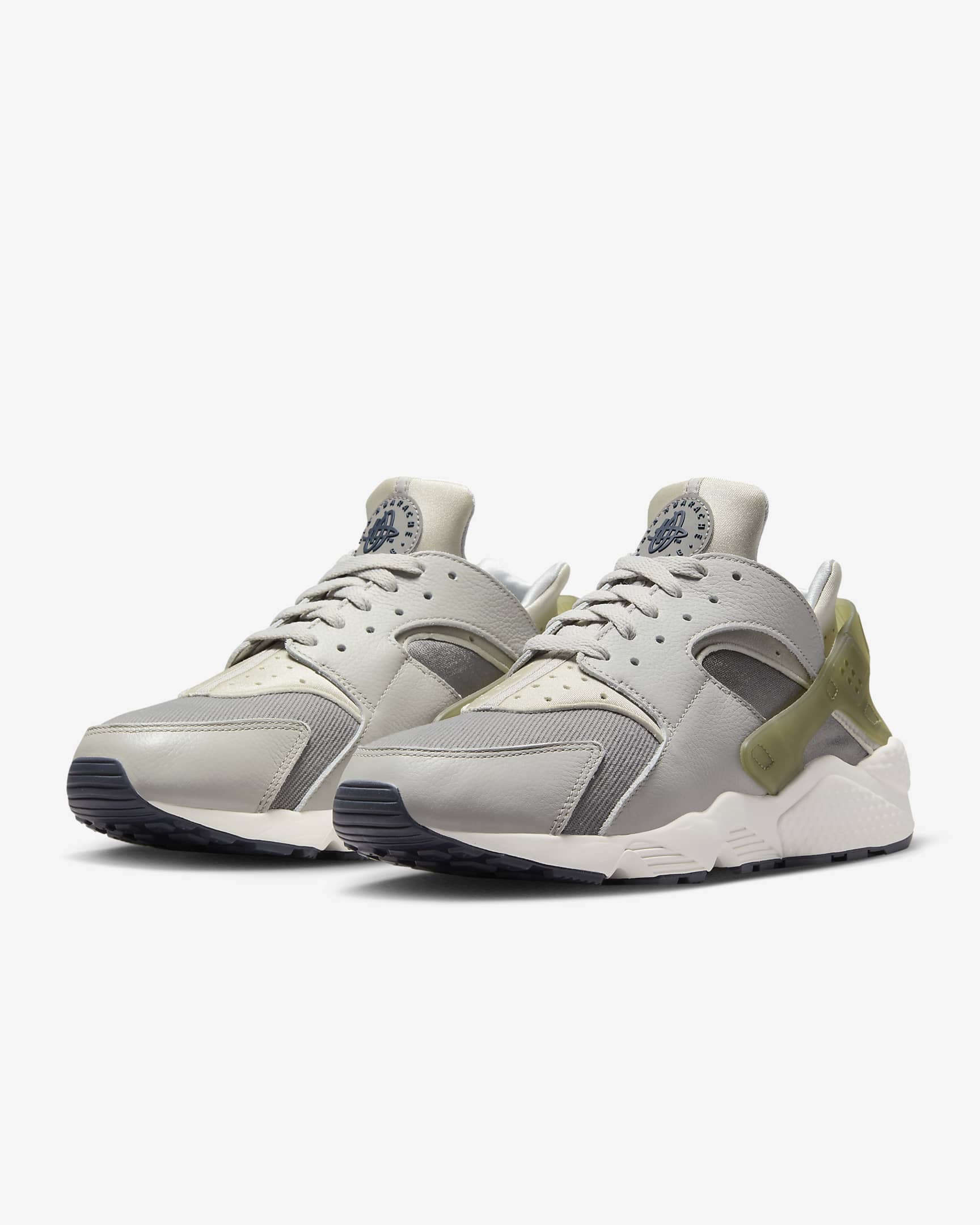 Calzado para hombre Nike Air Huarache - Mena de hierro claro/Peltre liso/Polvo fotón/Obsidiana