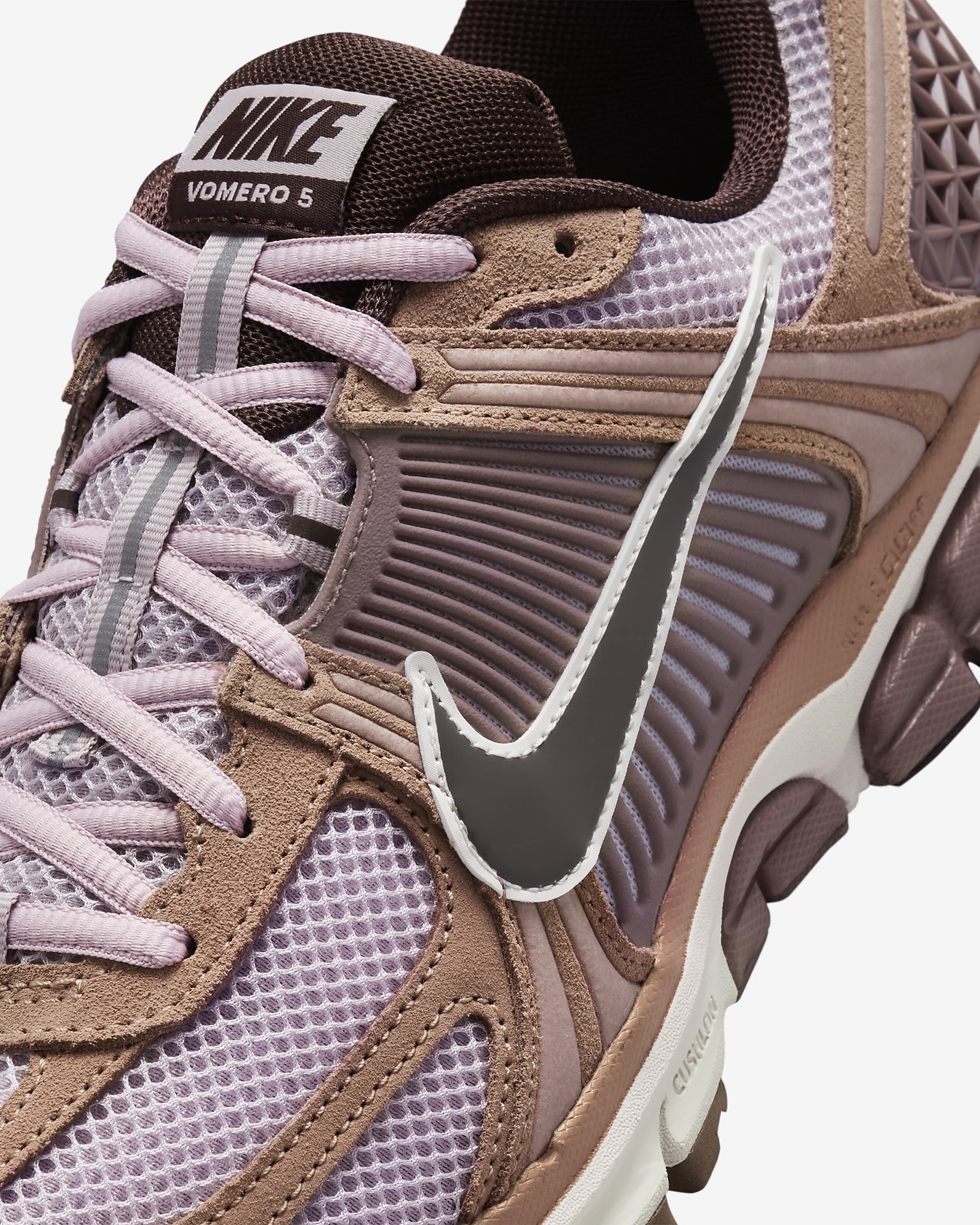 รองเท้าผู้ชาย Nike Zoom Vomero 5 - Dusted Clay/Platinum Violet/Smokey Mauve/Earth