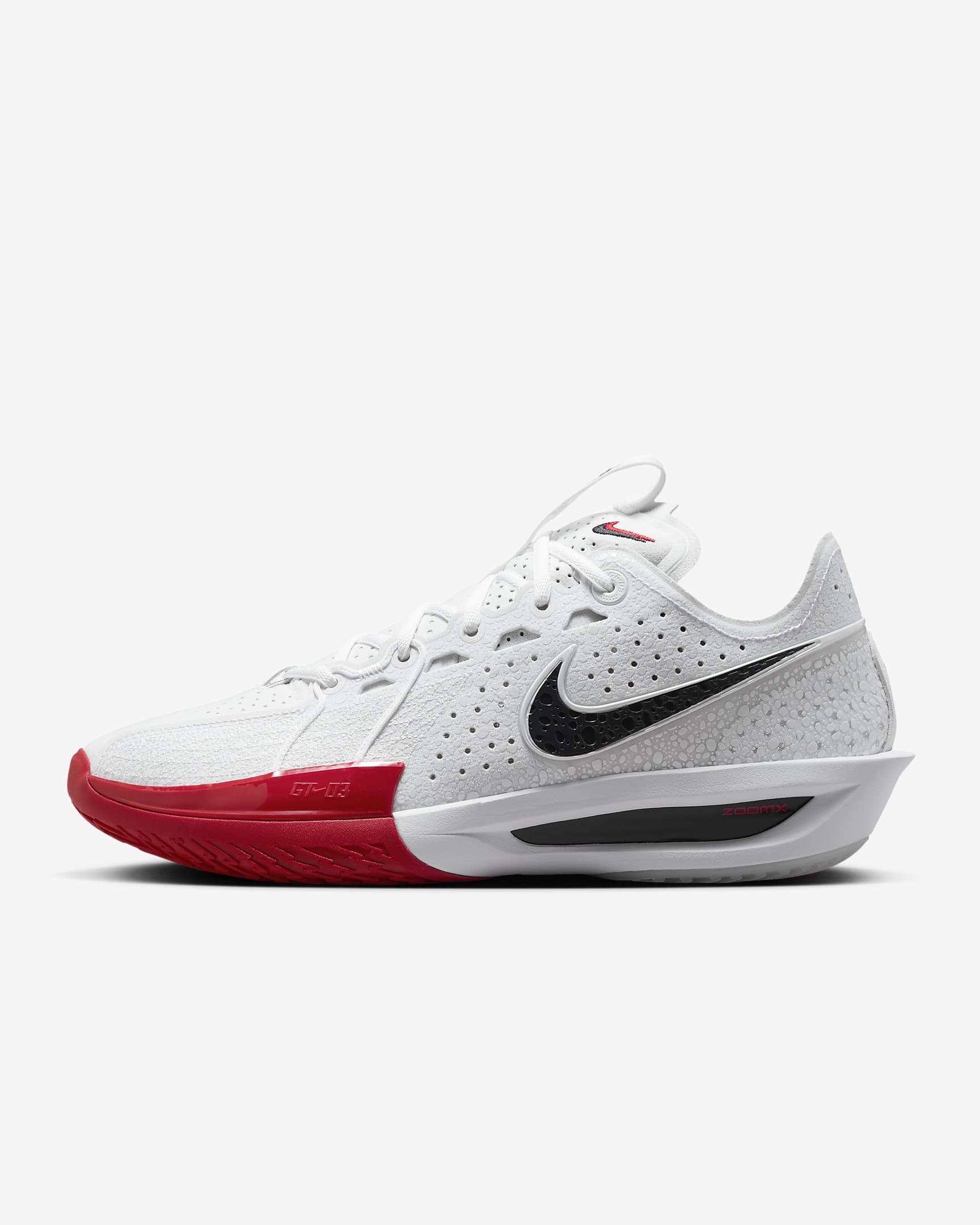 Nike G.T. Cut 3 Basketball Shoes - White/Sport Red/Obsidian