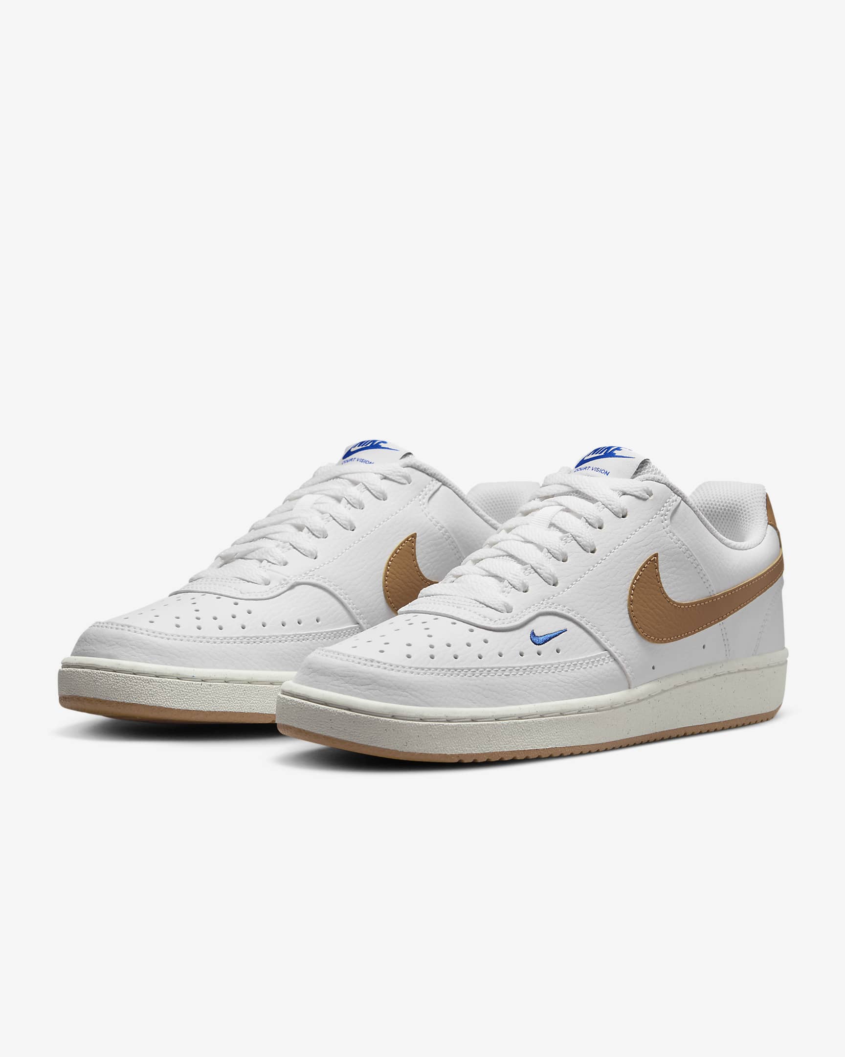 Nike Court Vision Low Next Nature Women's Shoes - White/Game Royal/Sail/Flax