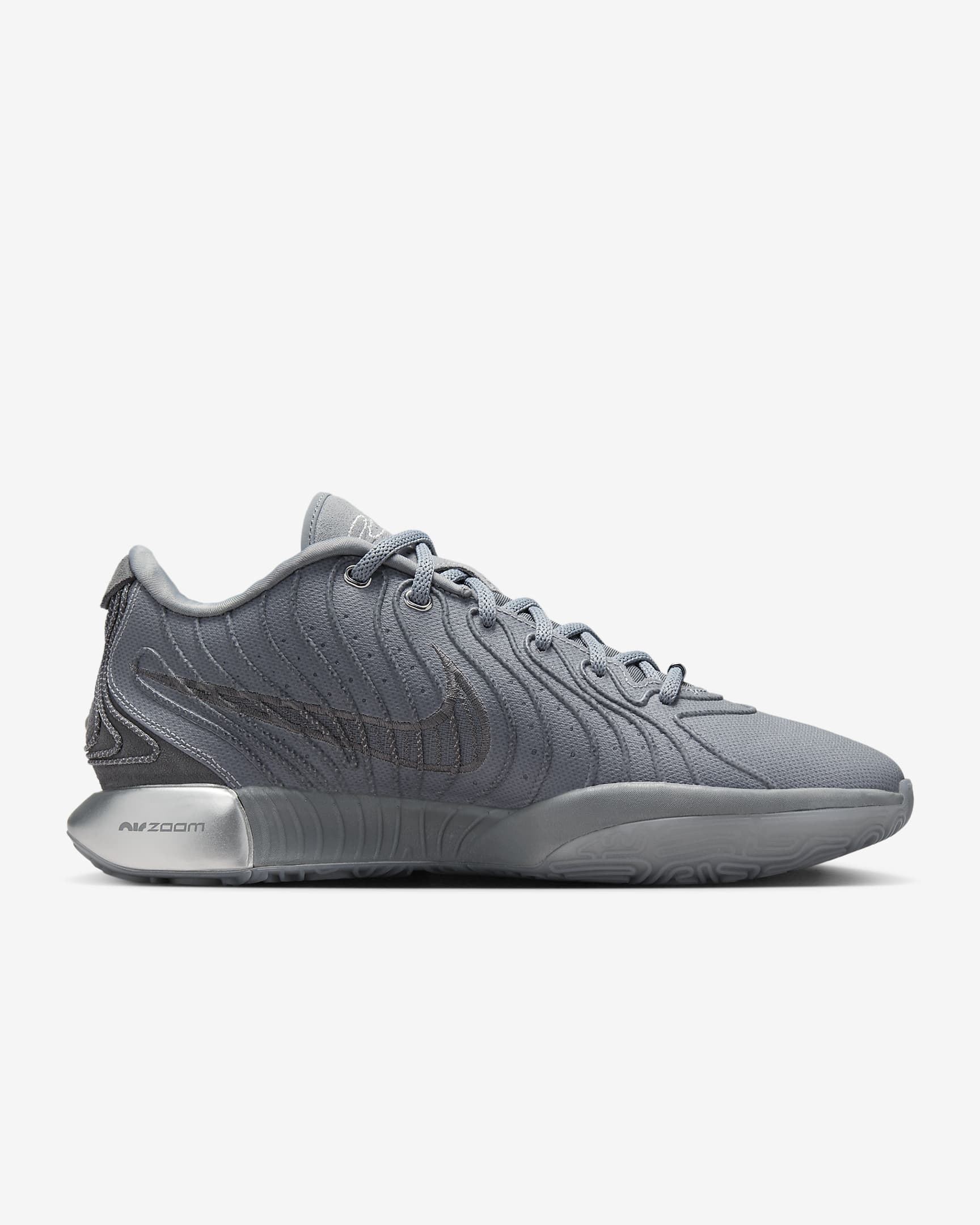 LeBron XXI Sabatilles de bàsquet - Cool Grey/Iron Grey/Wolf Grey/Platejat metal·litzat