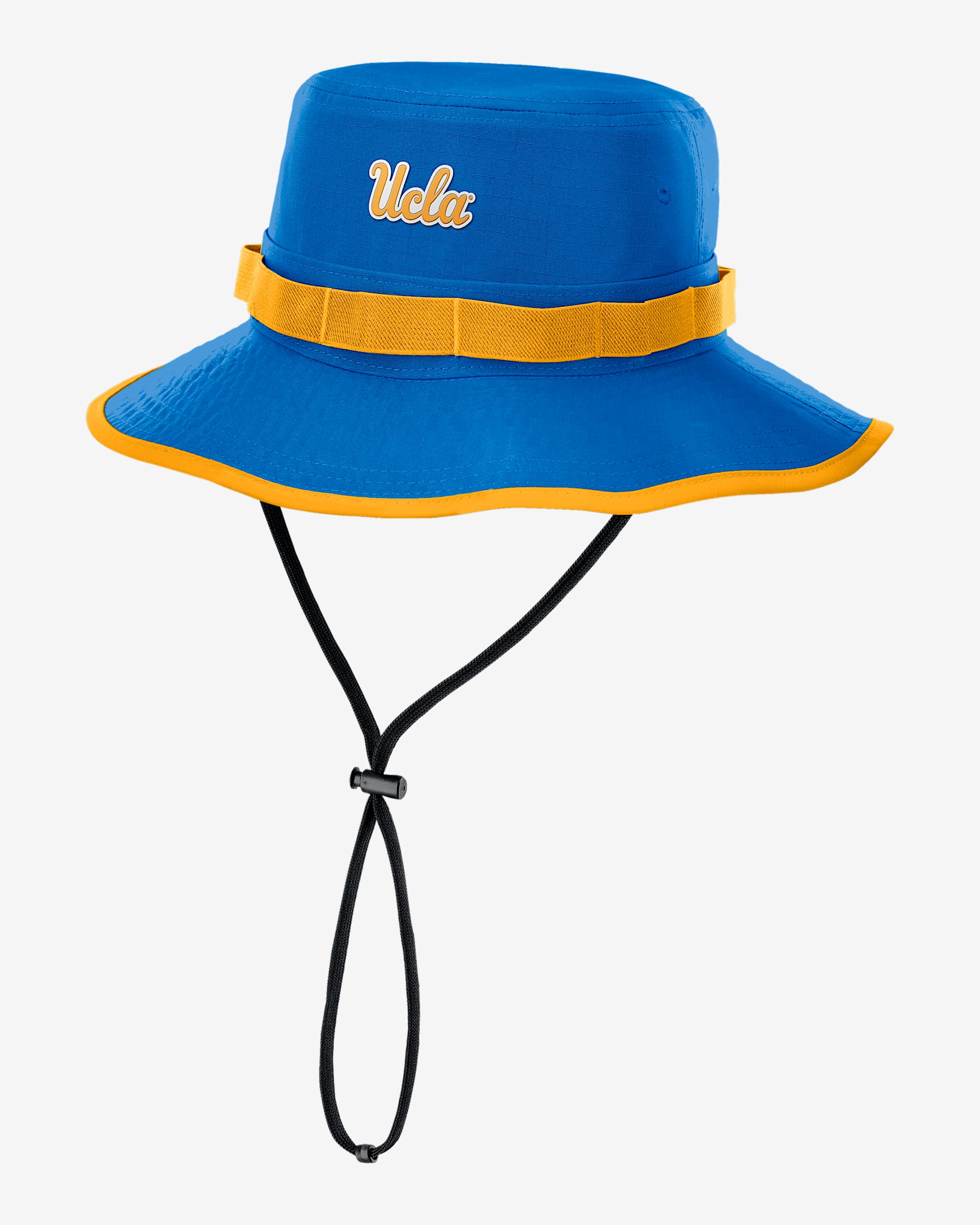 Gorro tipo pescador universitario Nike Dri-FIT para hombre UCLA Sideline Apex Gameday Boonie - Royal