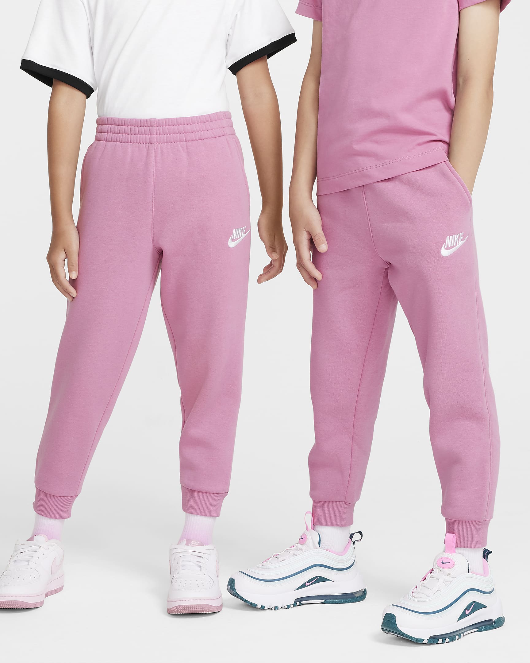 Nike Sportswear Club Little Kids' Fleece Joggers - Magic Flamingo