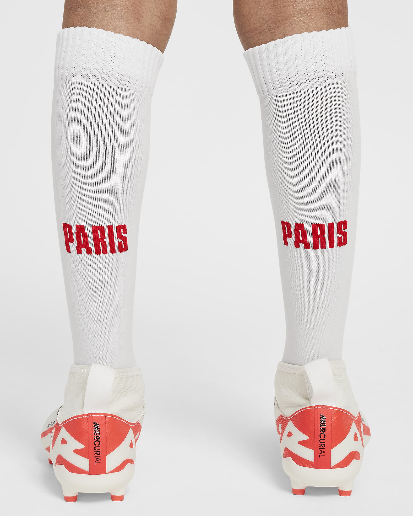 Paris Saint-Germain 2024/25 Stadium (bortedrakt) Nike Football Replica draktsett i tre deler til små barn - Hvit/Midnight Navy/University Red/Midnight Navy