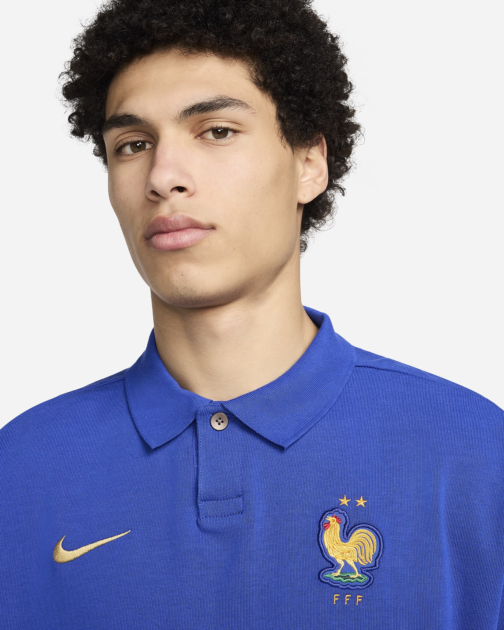 FFF Men's Nike Football Oversized Polo. Nike HR