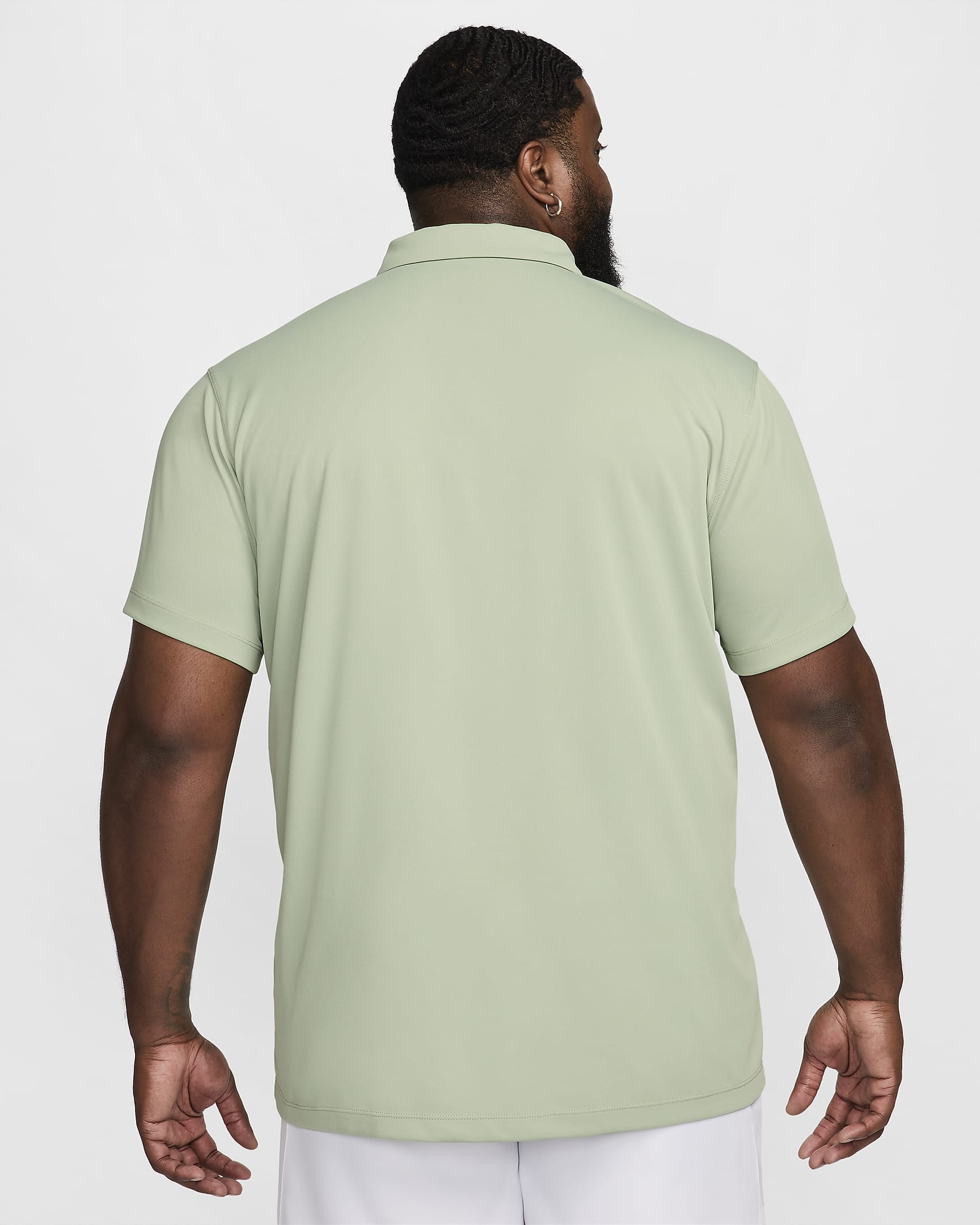 Polo de tennis NikeCourt Dri-FIT pour Homme - Jade Horizon/Blanc