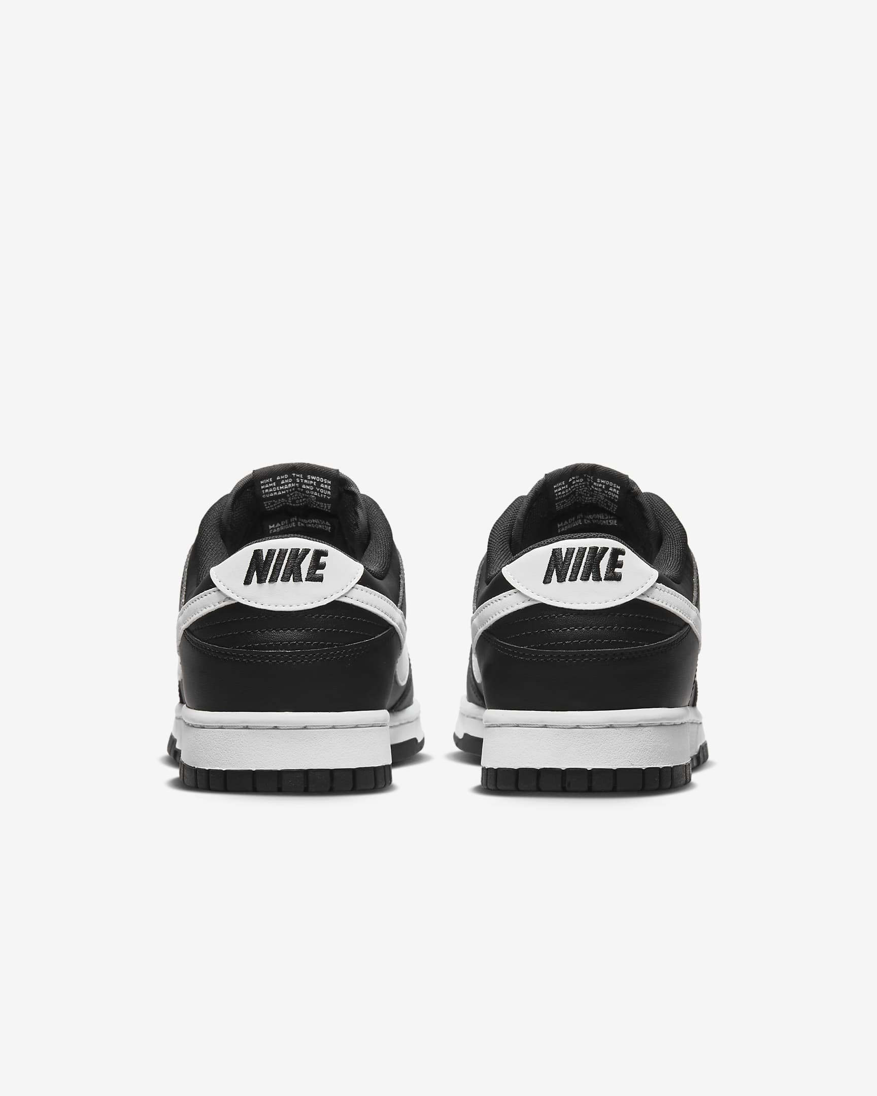Nike Dunk Low Retro Men's Shoes - Black/Black/White/White