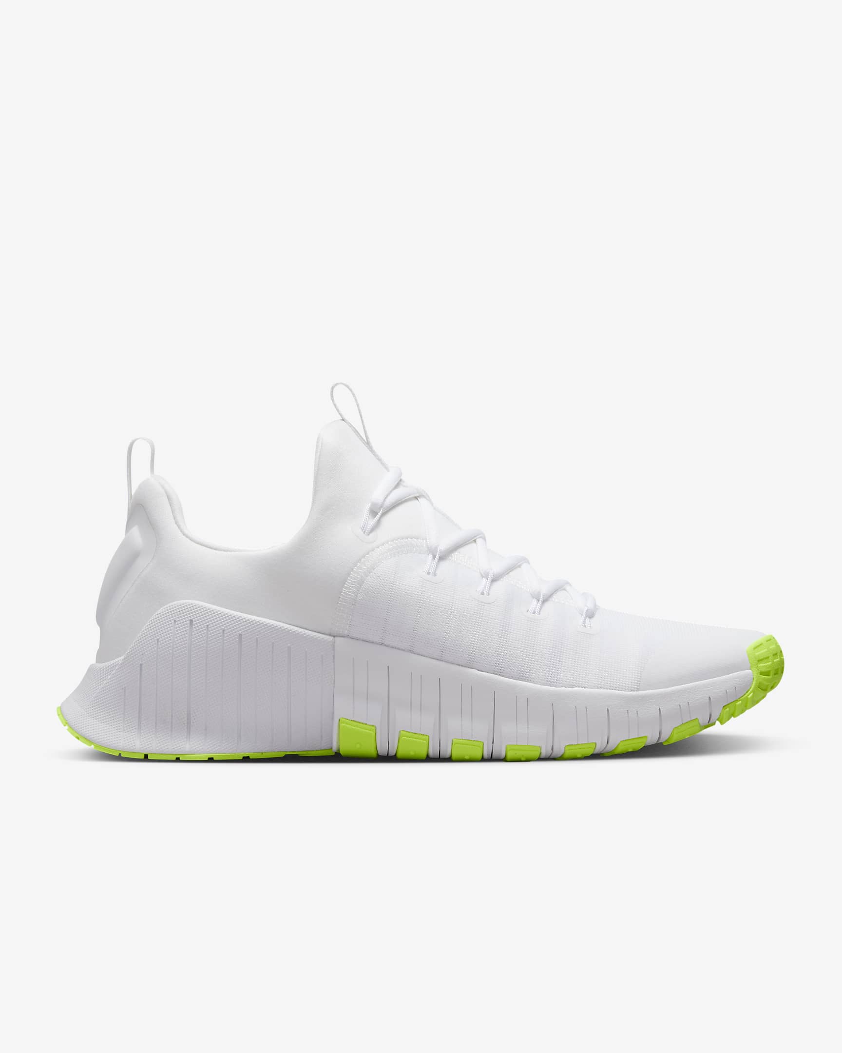 Nike Free Metcon 6 Men's Workout Shoes - White/White/Volt