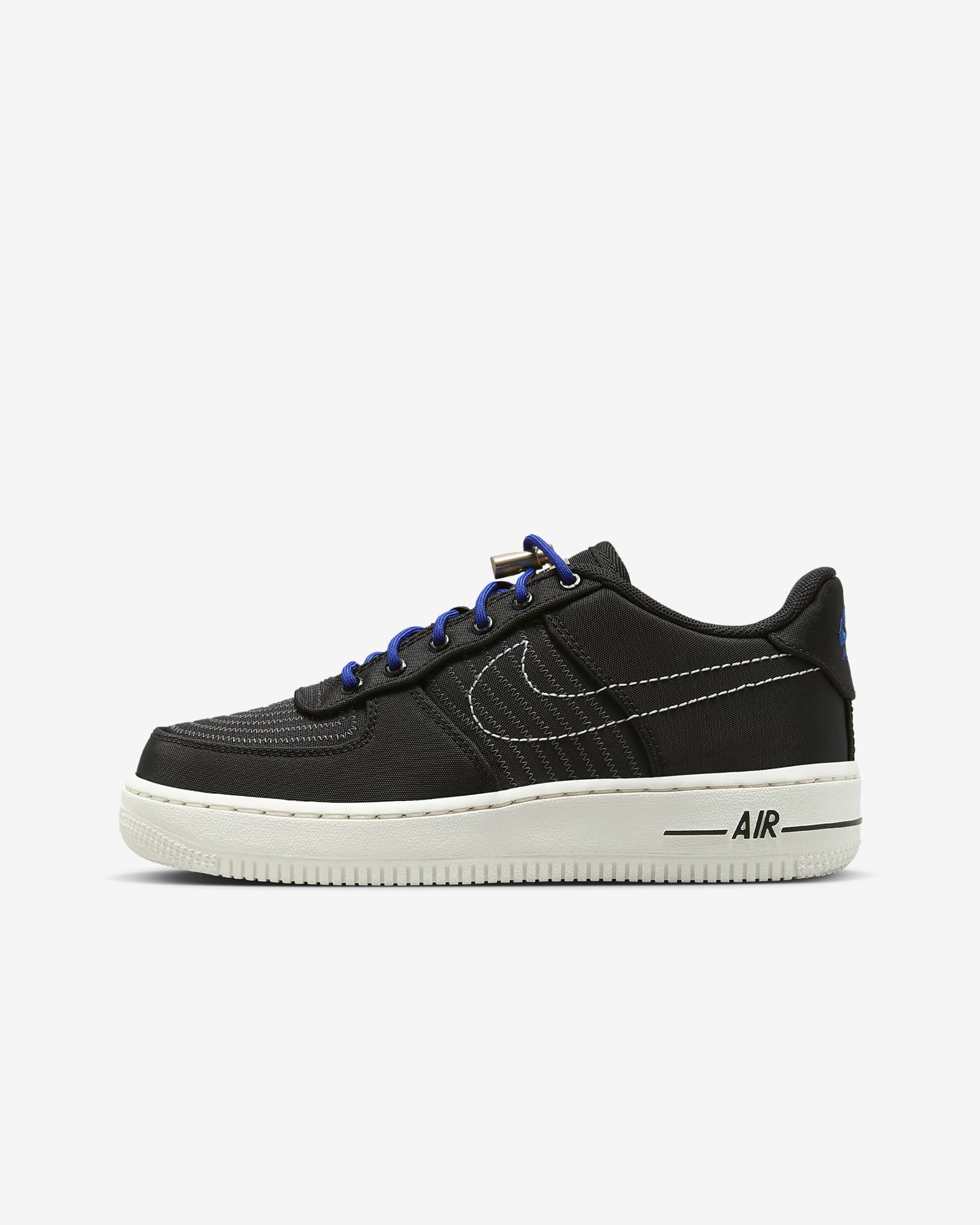 Nike Air Force 1 LV8 3 Older Kids' Shoes - Black/Black/Anthracite/Sail