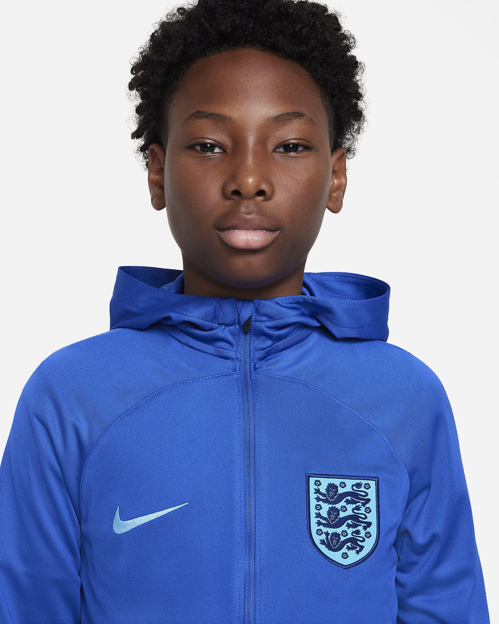 England Strike Older Kids' Nike Dri-FIT Hooded Football Tracksuit. Nike SE