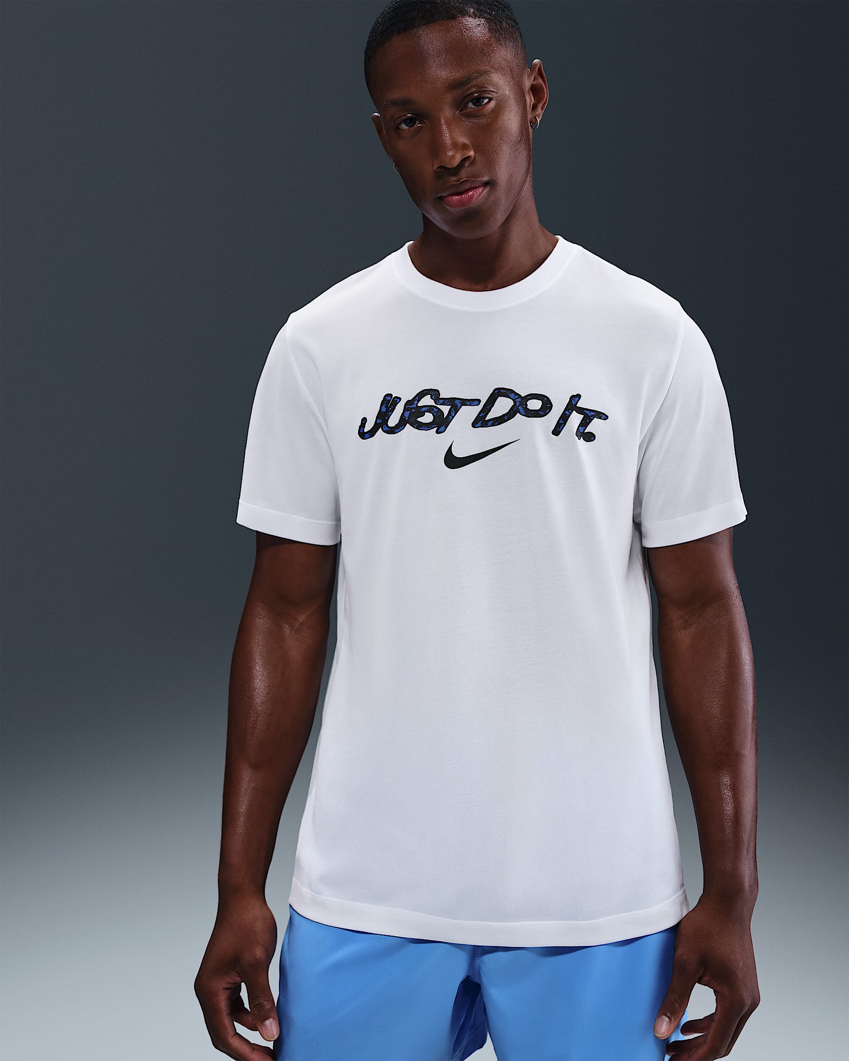 Nike Men's Dri-FIT Training T-Shirt - White
