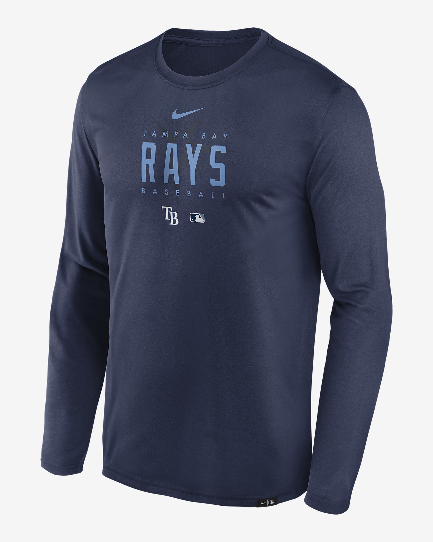 Playera de manga larga para hombre Nike Dri-FIT Team Legend (MLB Tampa ...