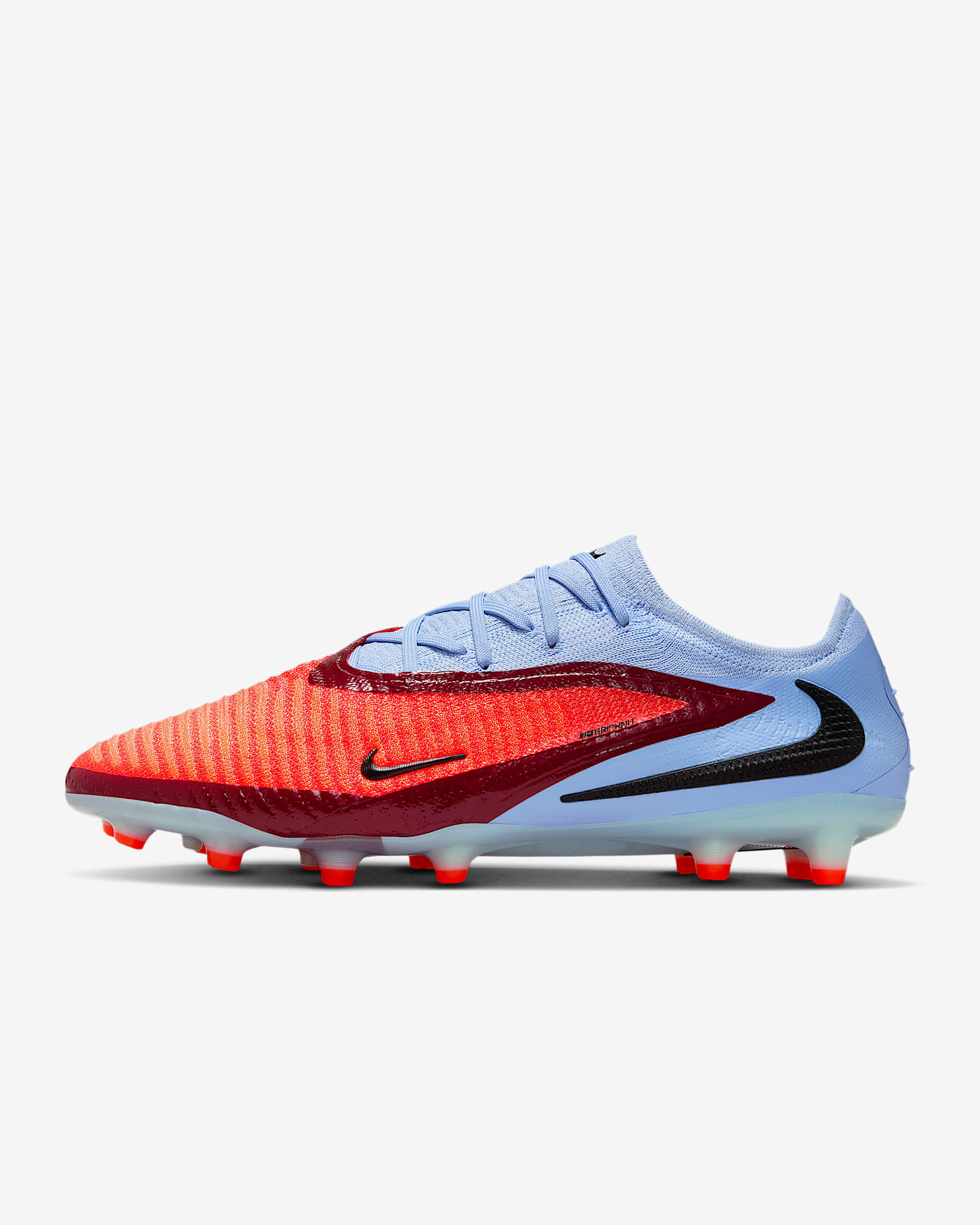 Nike Phantom 6 Low Elite Artificial-Grass Soccer Cleats - Royal Tint/Bright Crimson