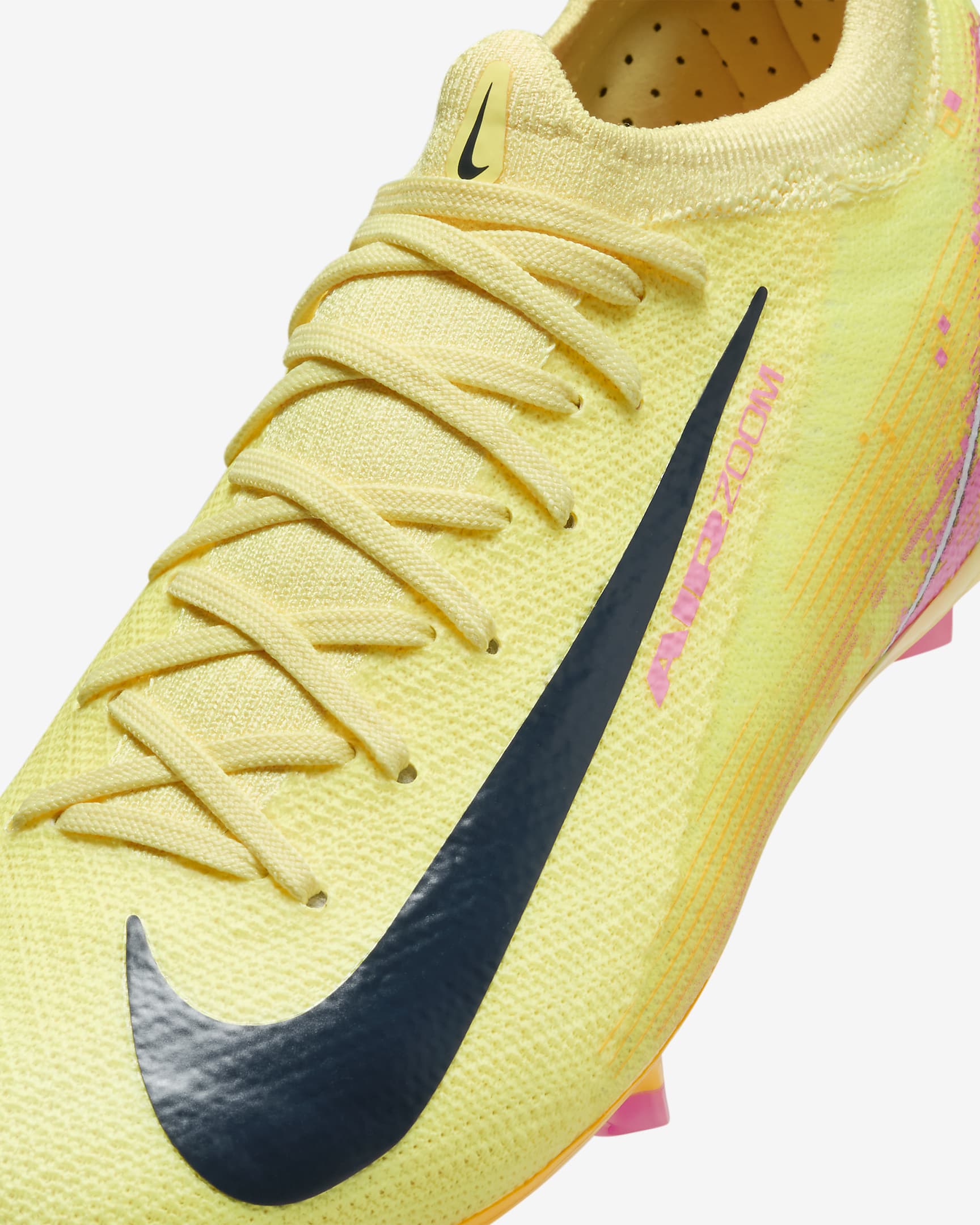 Scarpa da calcio a taglio basso FG Nike Jr. Mercurial Vapor 16 Pro "Kylian Mbappé" – Ragazzo/a - Light Laser Orange/Armory Navy