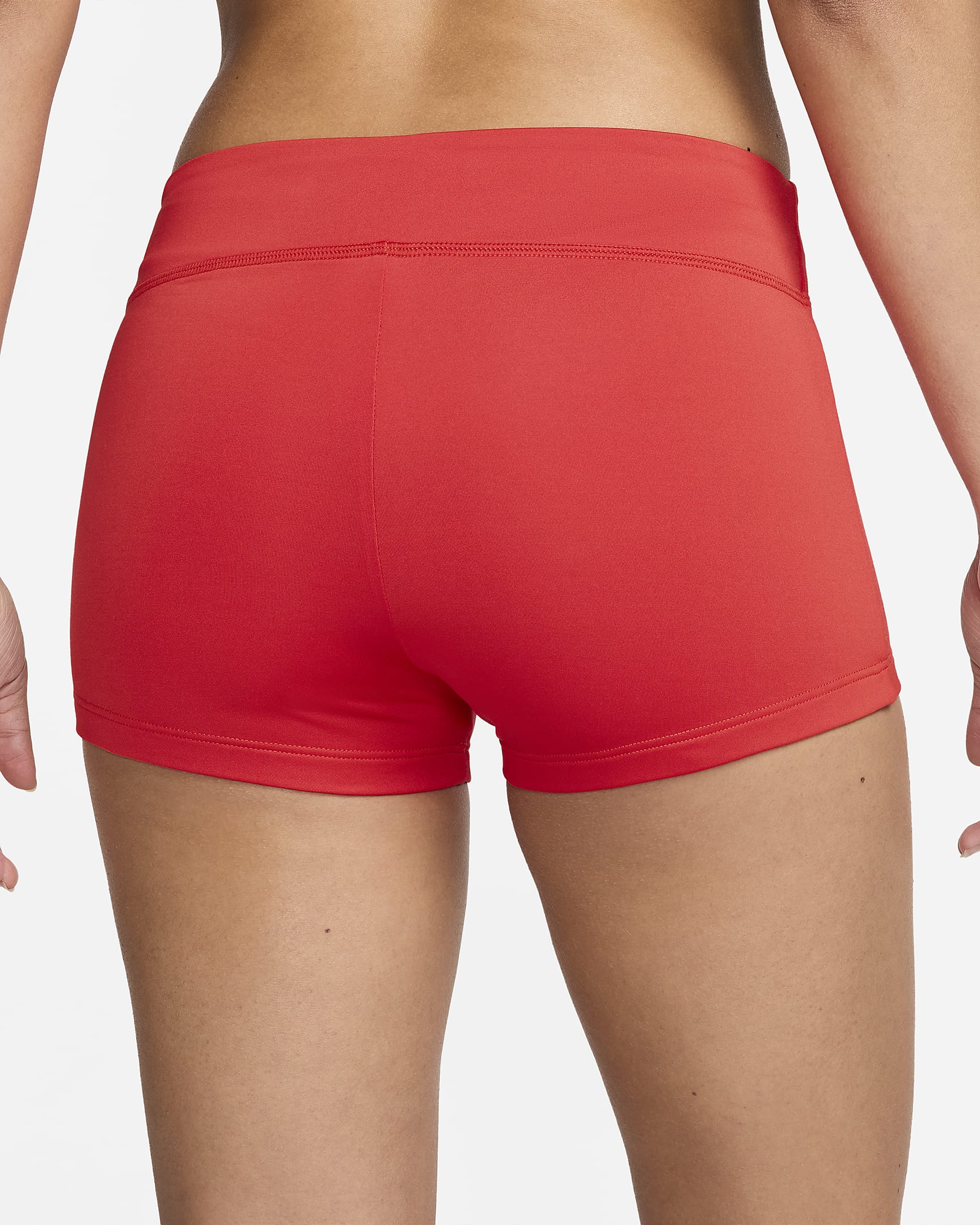 Shorts Kick para mujer Nike Swim Essential - Carmesí claro