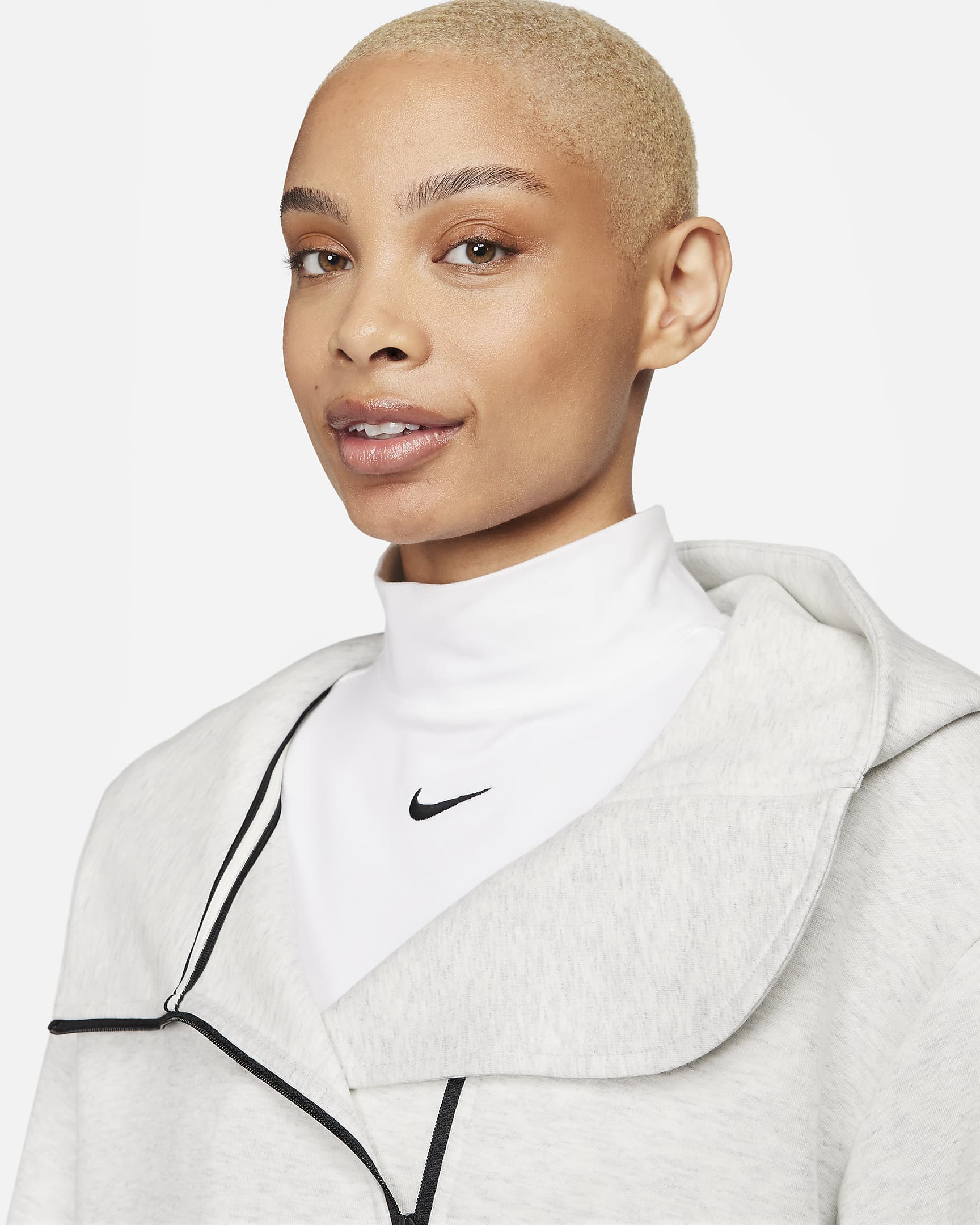 Nike Sportswear Tech Fleece Women's Oversized Full-Zip Hoodie Cape ...