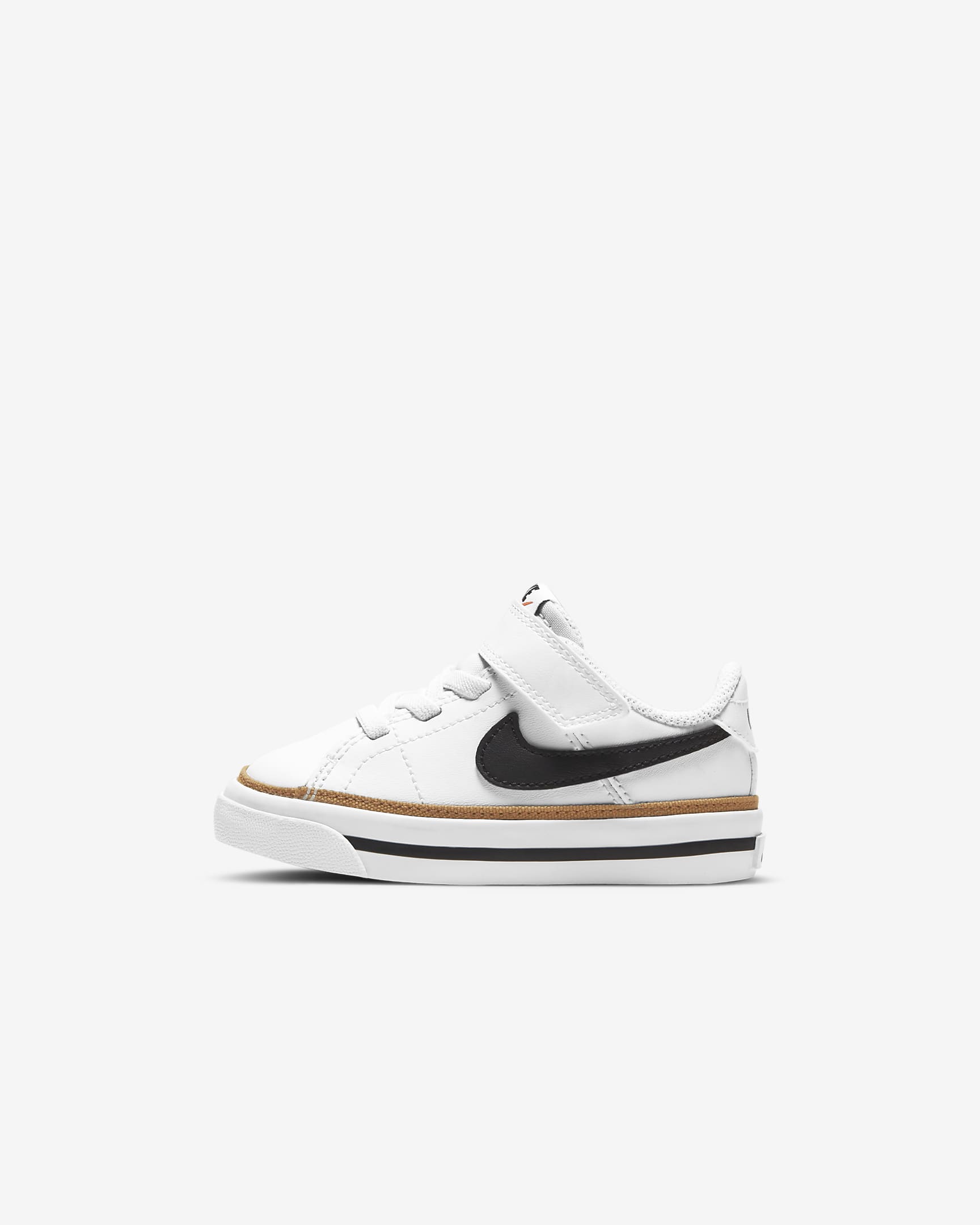 Nike Court Legacy Baby/Toddler Shoes - White/Desert Ochre/Gum Light Brown/Black