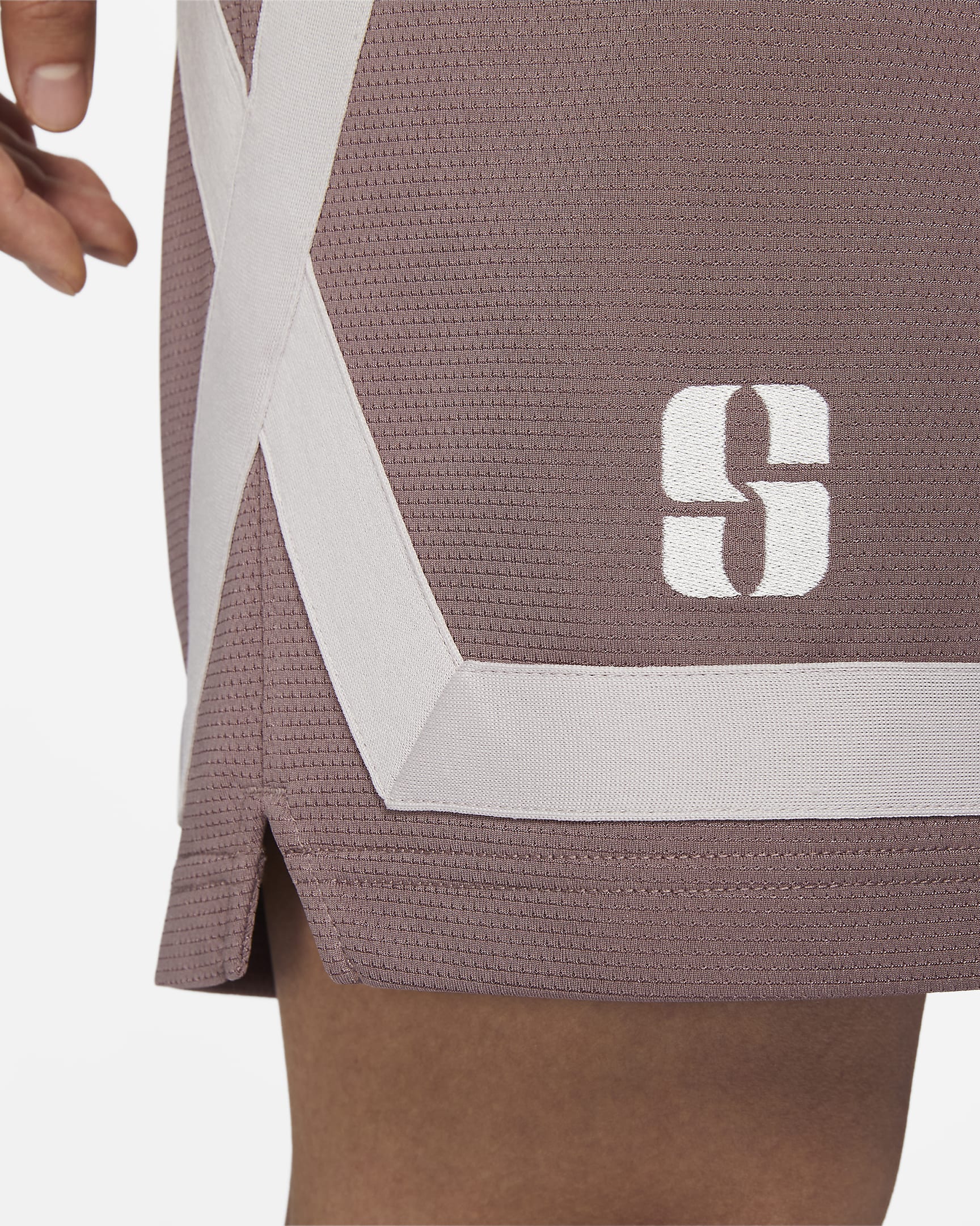 Sabrina Dri-FIT Basketball Shorts - Smokey Mauve/Summit White