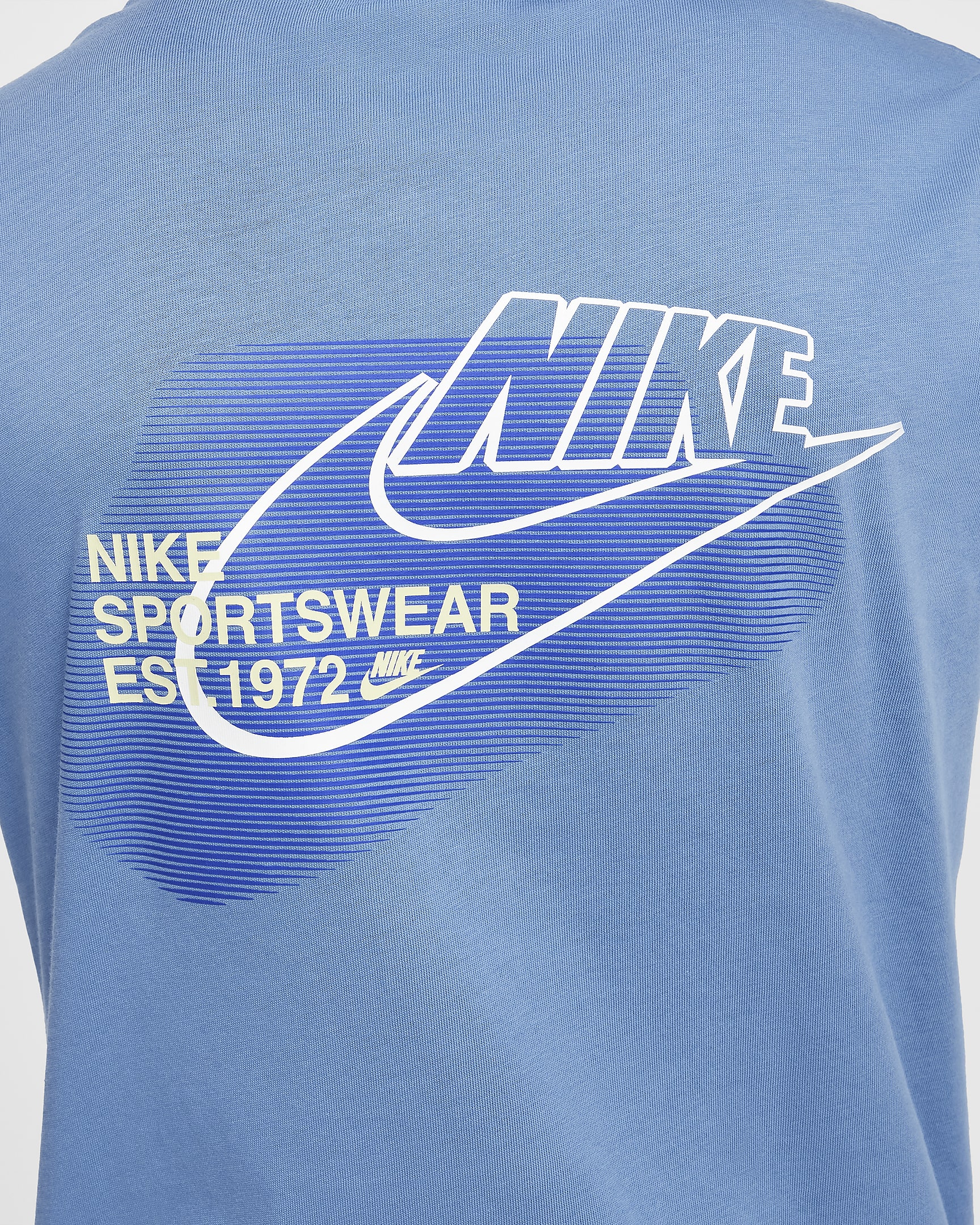 T-shirt à motif Nike Sportswear Standard Issue pour ado (garçon) - Aegean Storm