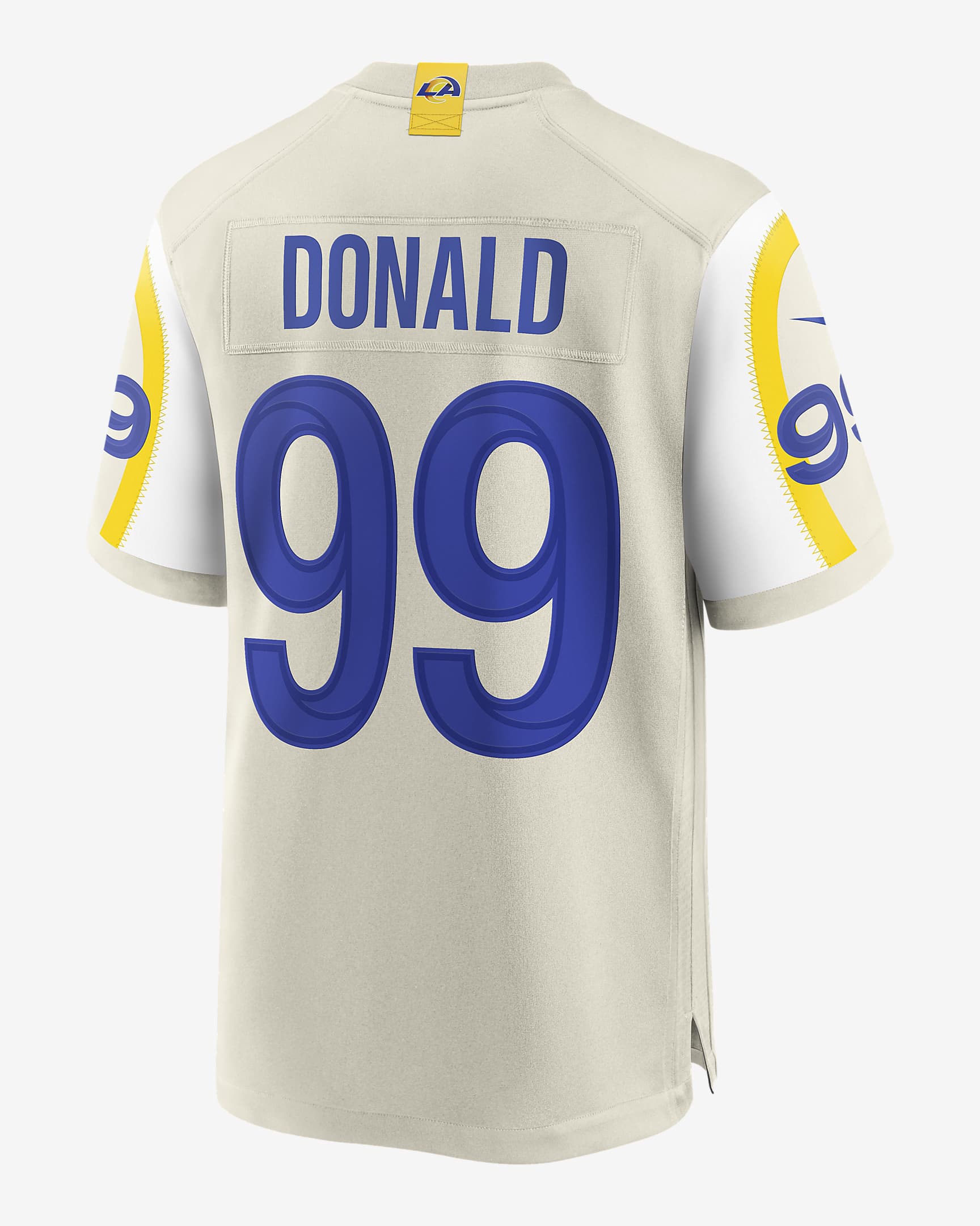 Jersey de fútbol americano Game para hombre NFL Los Angeles Rams (Aaron Donald) - Natural