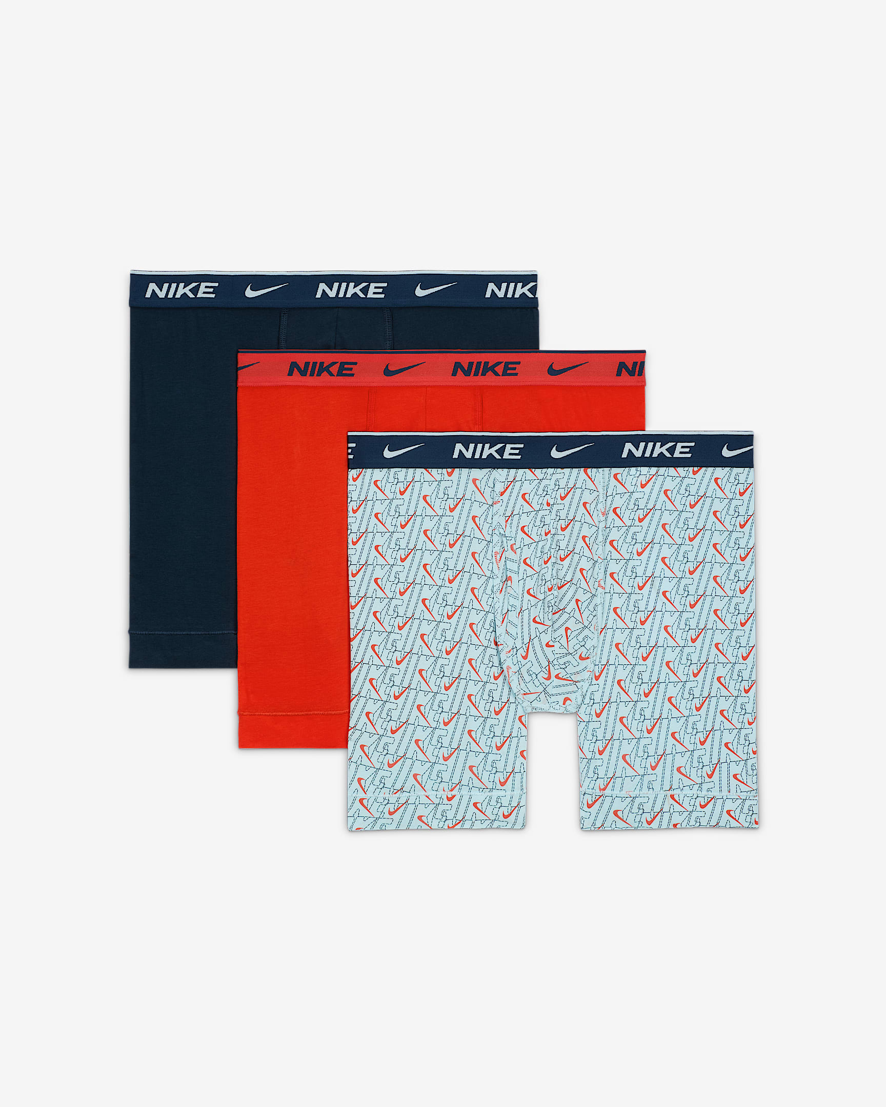 Nike Dri-FIT Essential Cotton Stretch Men's Boxer Briefs (3-Pack) - Powder Blue