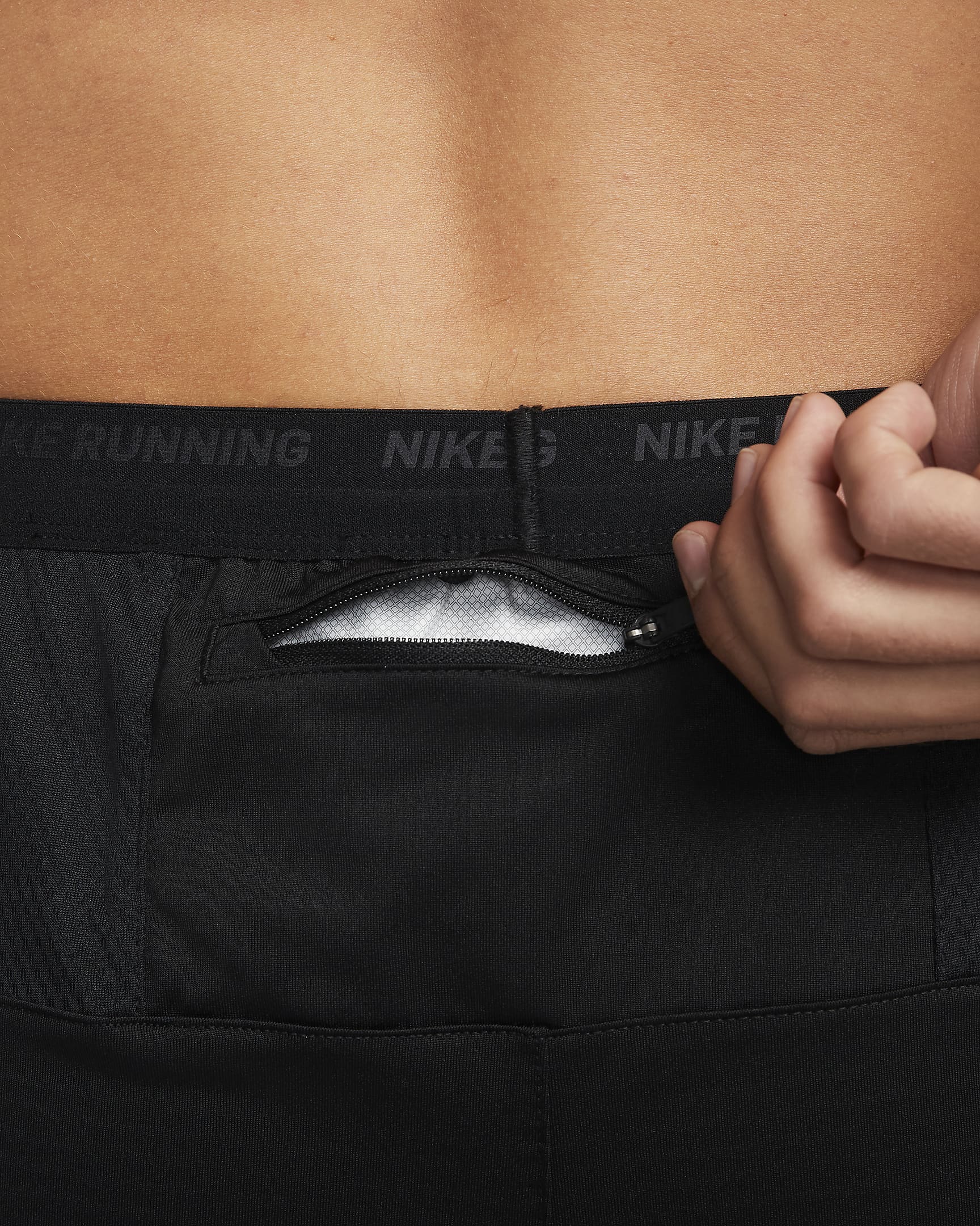 Nike Phenom Dri-FIT-maskinstrikkede løbebukser til mænd - sort