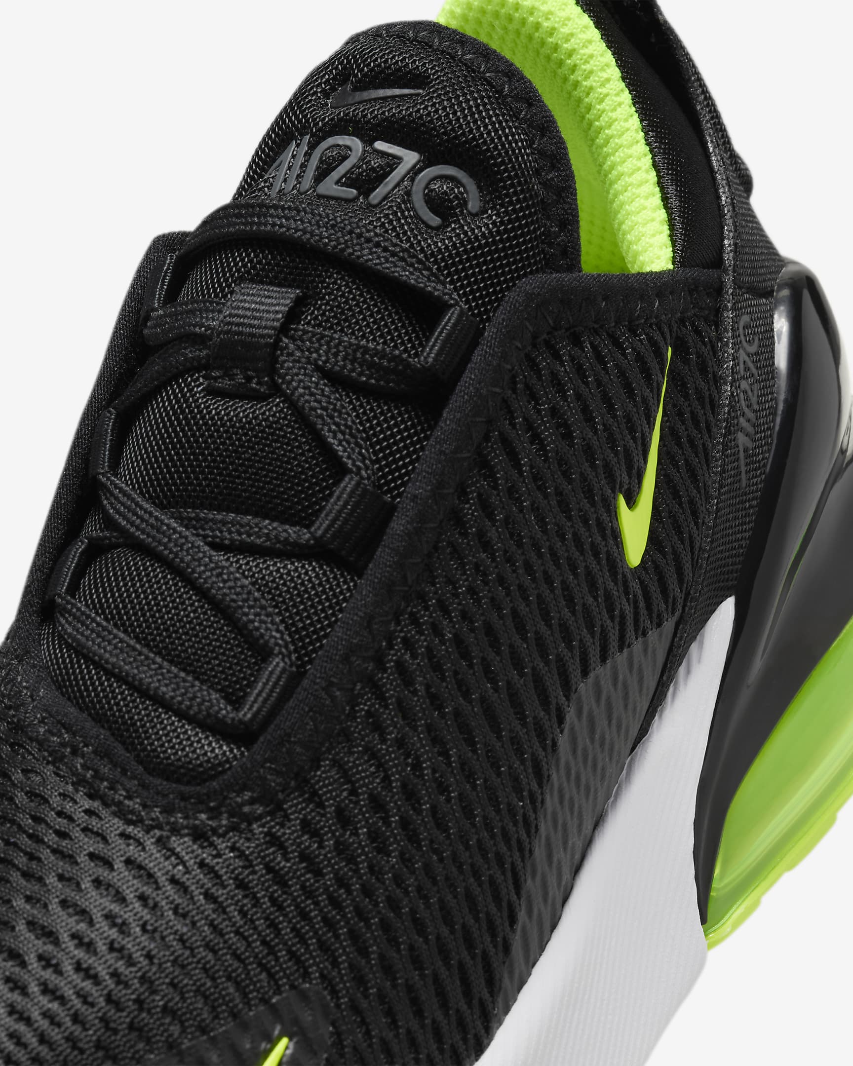 Nike Air Max 270 Little Kids' Shoes - Black/Lightning/White/Volt