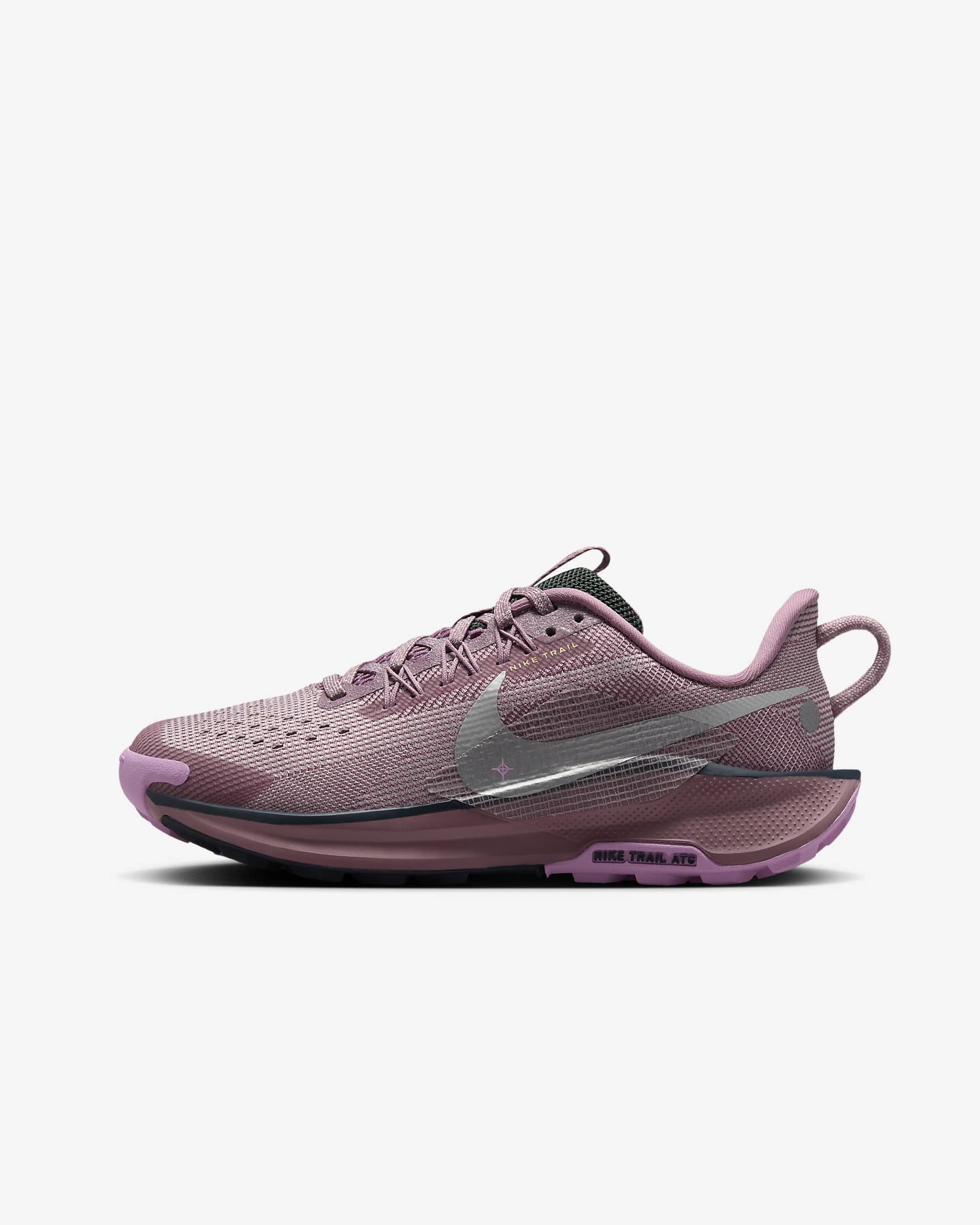 Nike Pegasus Trail 5 Traillaufschuh (ältere Kinder) - Plum Dust/Platinum Violet/Beyond Pink/Metallic Silver