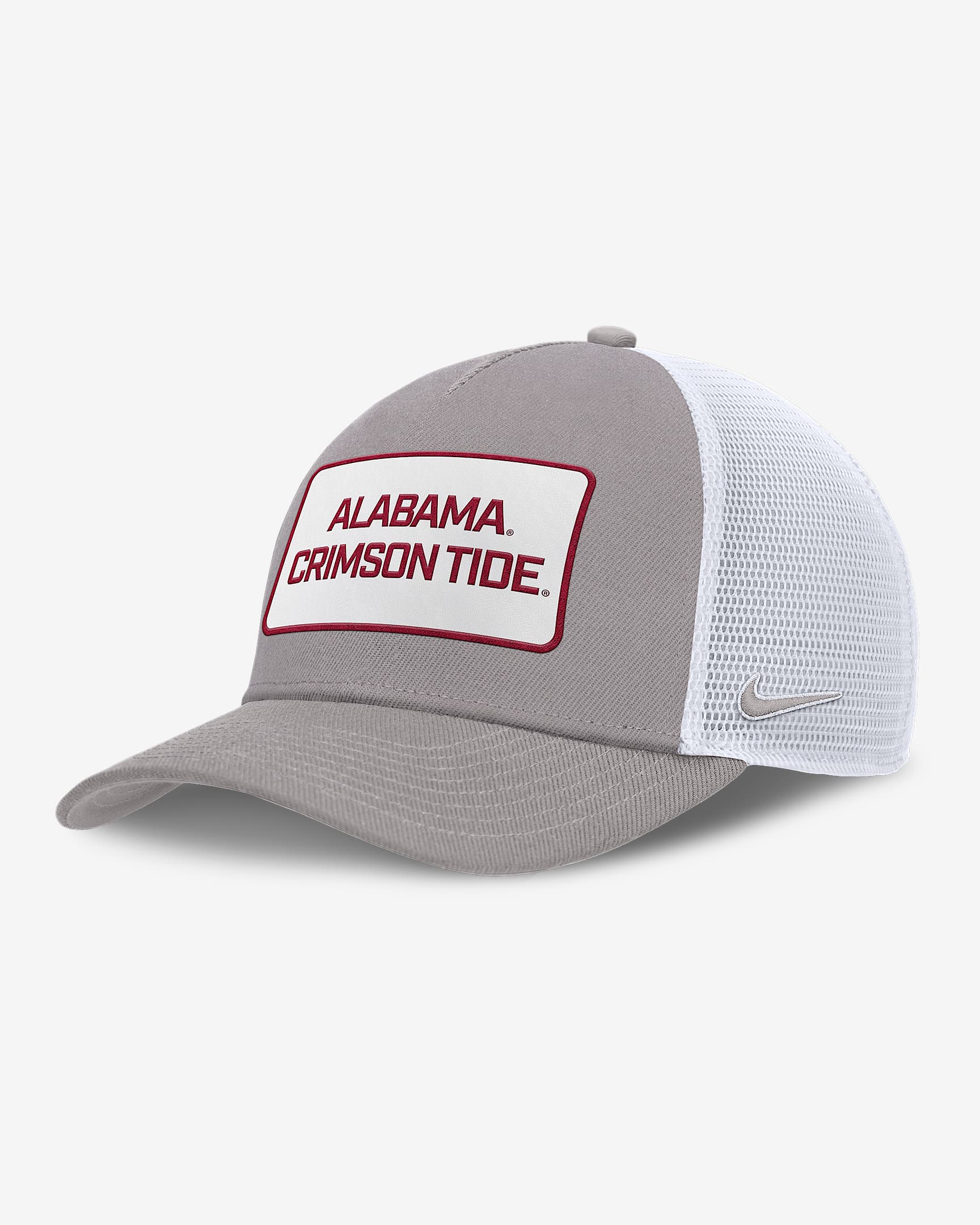 Alabama On-Field Rise Men's Nike Nike College Trucker Adjustable Hat - Grey