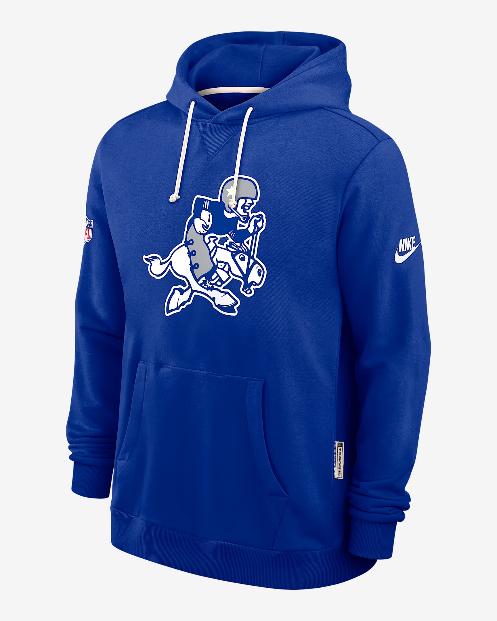 Dallas Cowboys Alt Offensive Set Play Sideline Men's Nike Dri-FIT NFL Pullover Hoodie - Royal