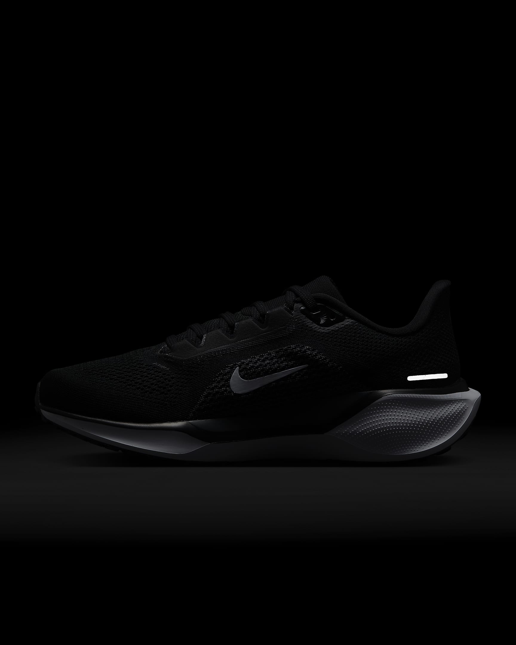 Nike Pegasus 41 Women's Road Running Shoes (Extra Wide) - Black/Anthracite/White