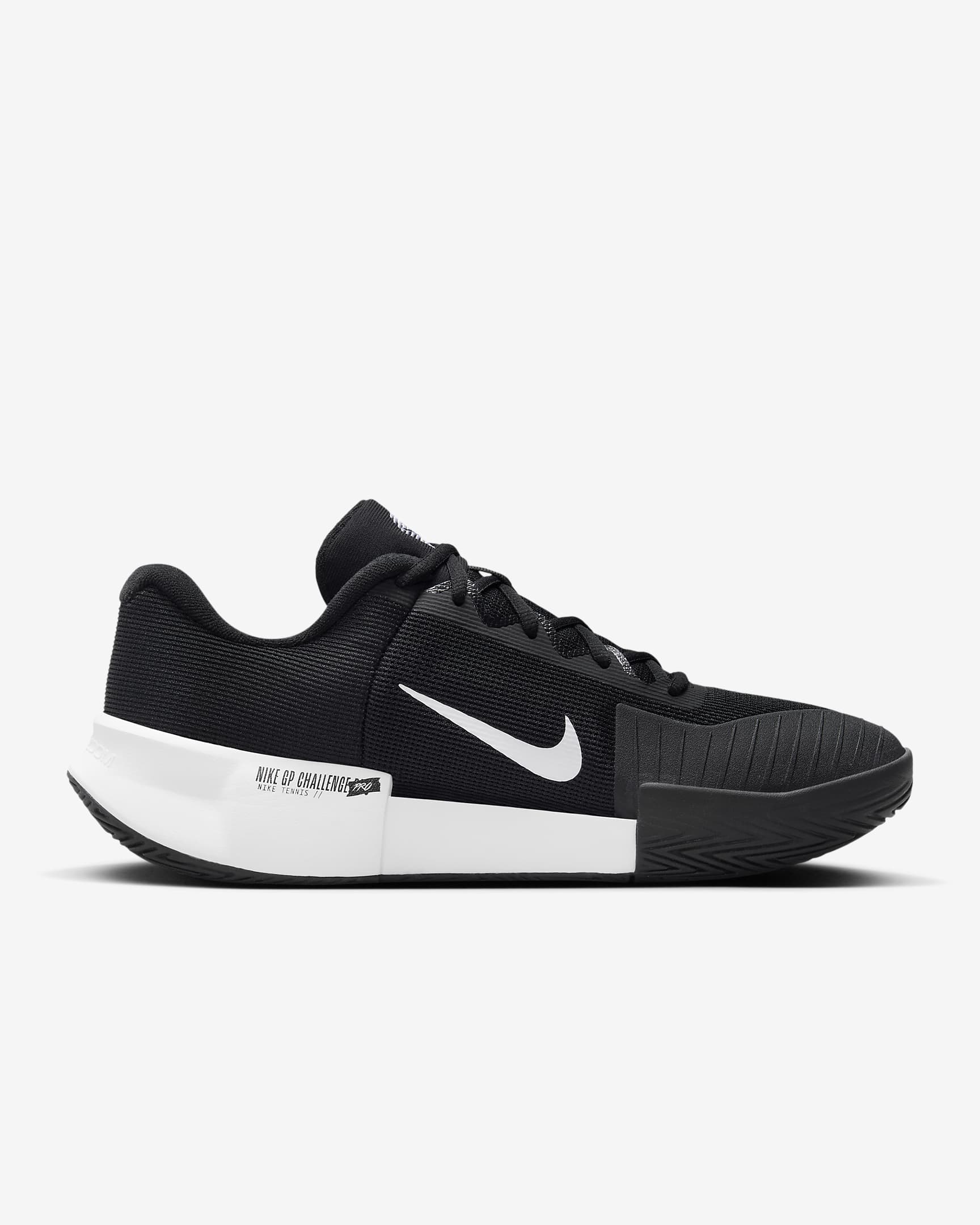 Nike GP Challenge Pro Men's Hard Court Tennis Shoes - Black/Black/White