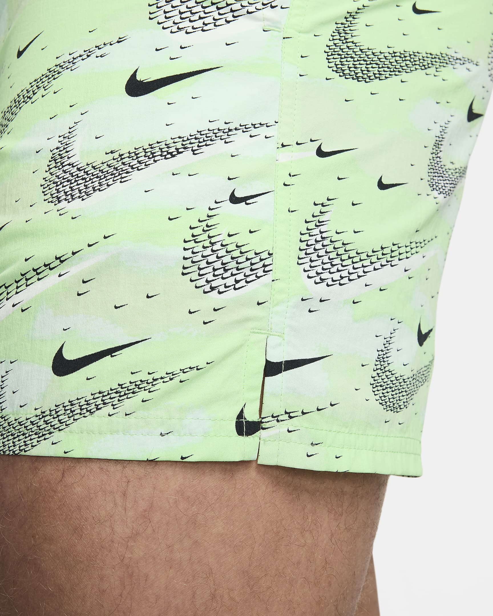 Nike Swim Flock Men's 5" Volley Shorts - Vapor Green