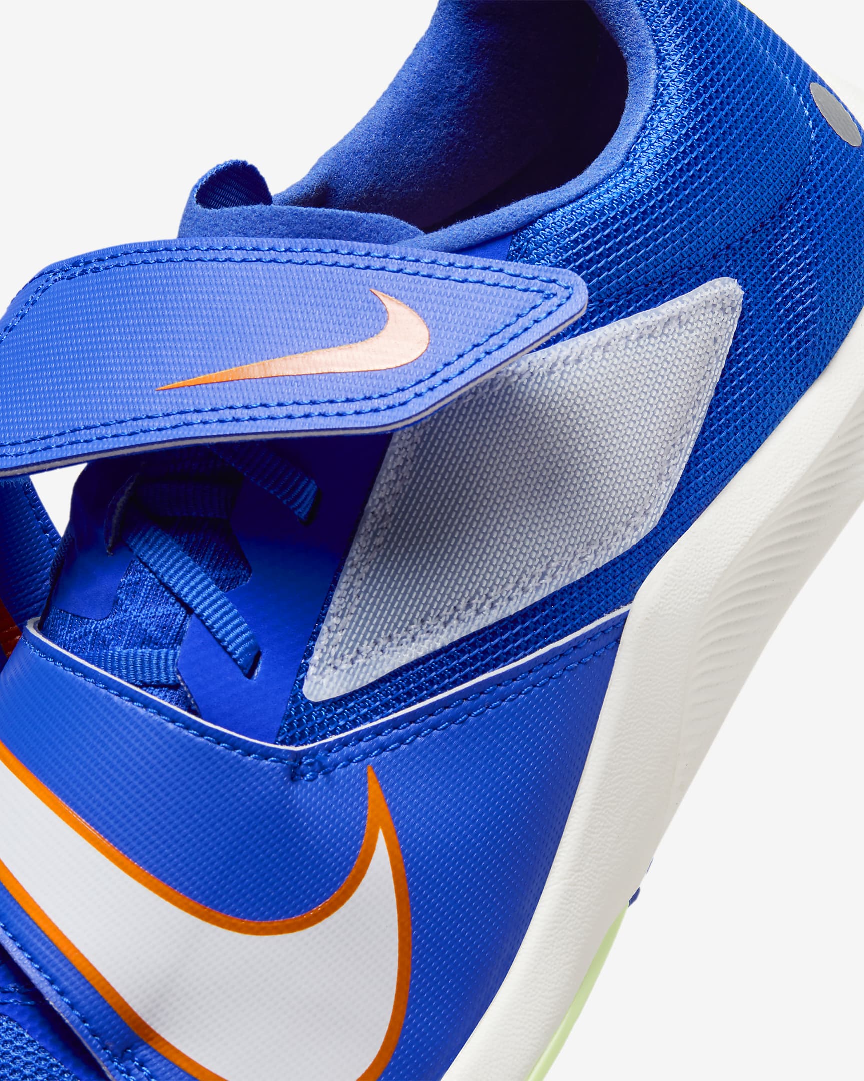 Chaussure de saut à pointes Nike Rival Jump - Racer Blue/Safety Orange/Lime Blast/Blanc