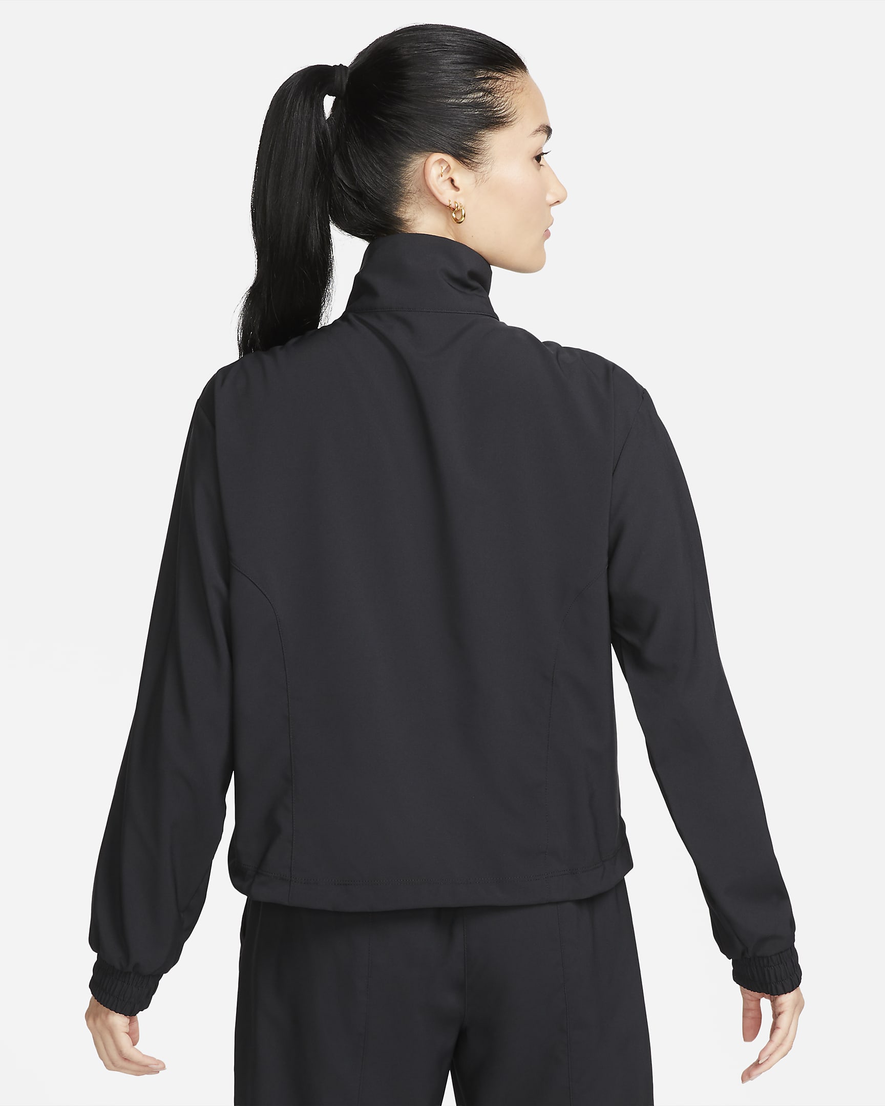 Nike Dri-FIT One Women's Jacket - Black/Black/White