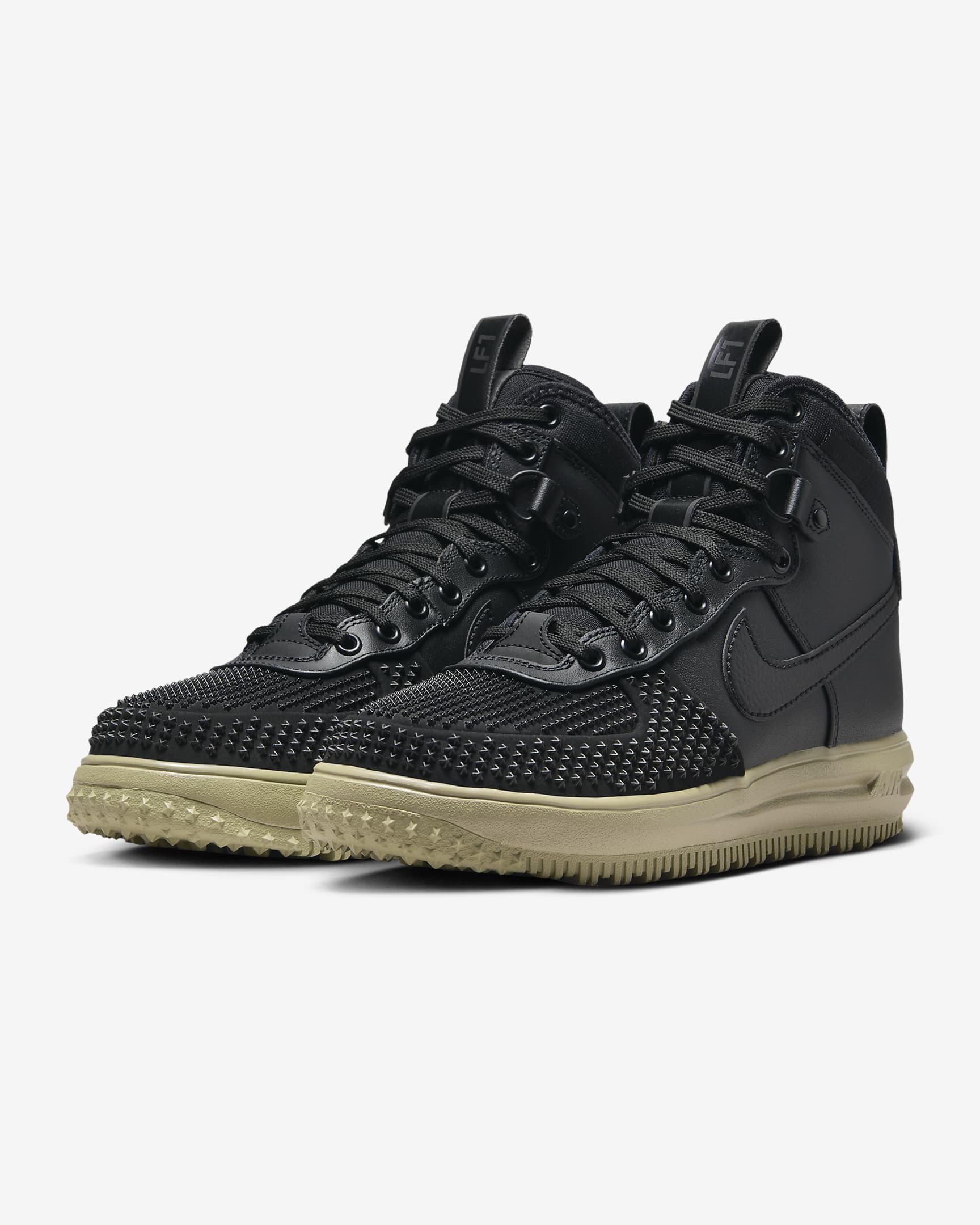 Nike Lunar Force 1 Duckboot voor heren - Zwart/Neutral Olive/Zwart