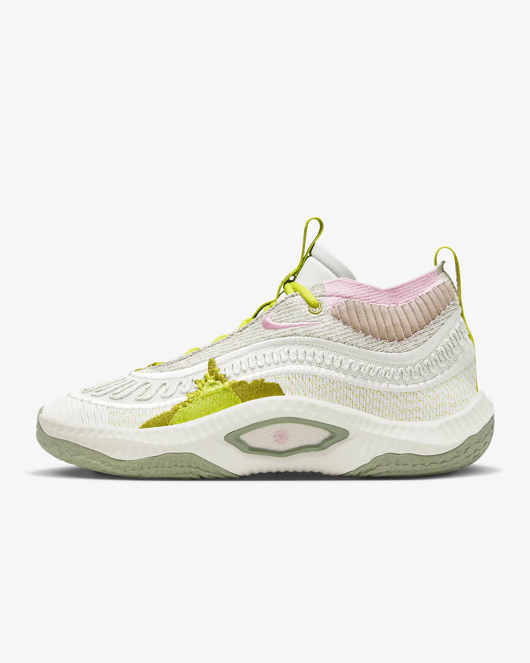 Cosmic Unity 3 Basketball Shoes - Phantom/Bright Cactus/Light Bone/Medium Soft Pink