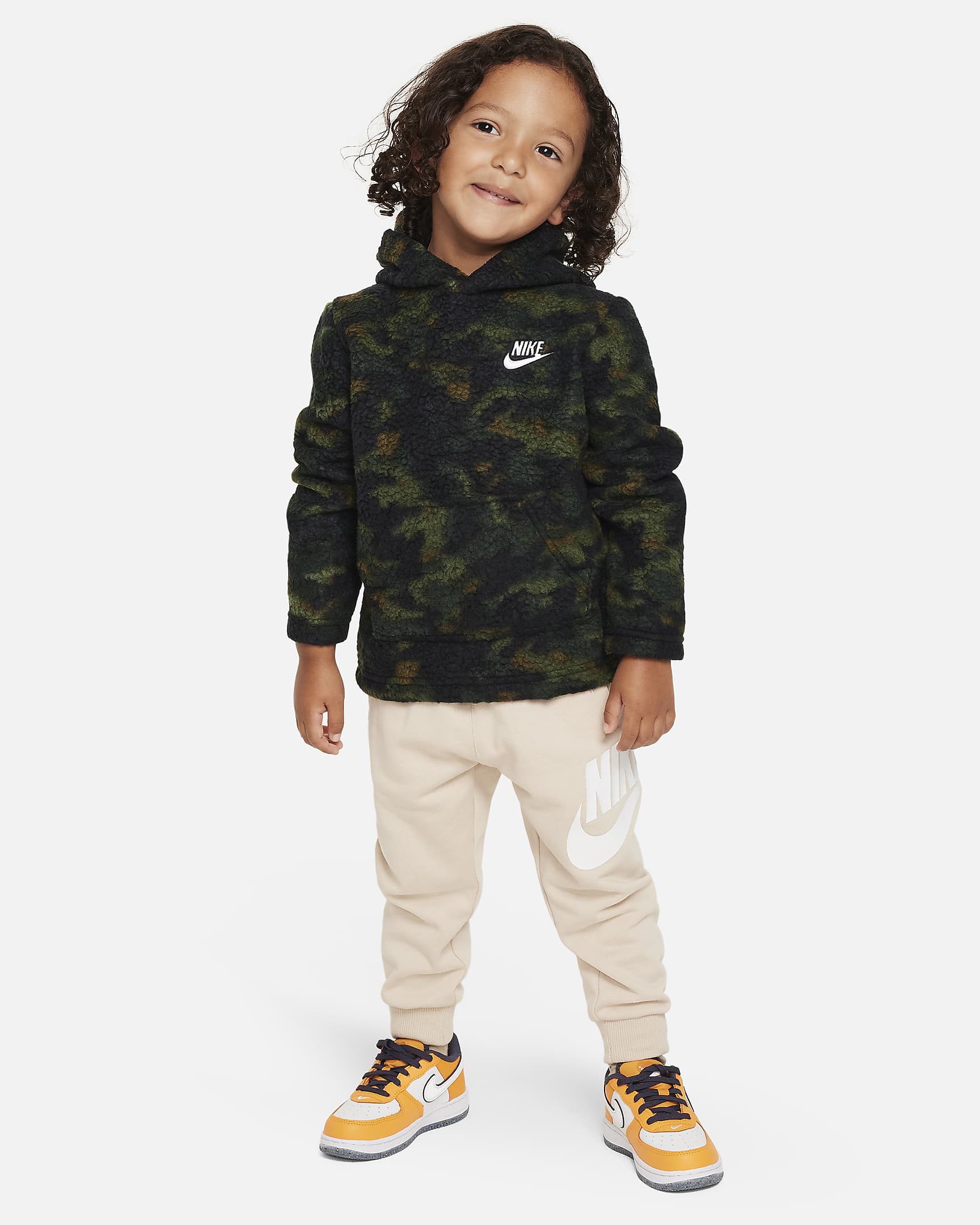 Nike Sportswear Sherpa Pullover Hoodie Toddler Hoodie. Nike.com