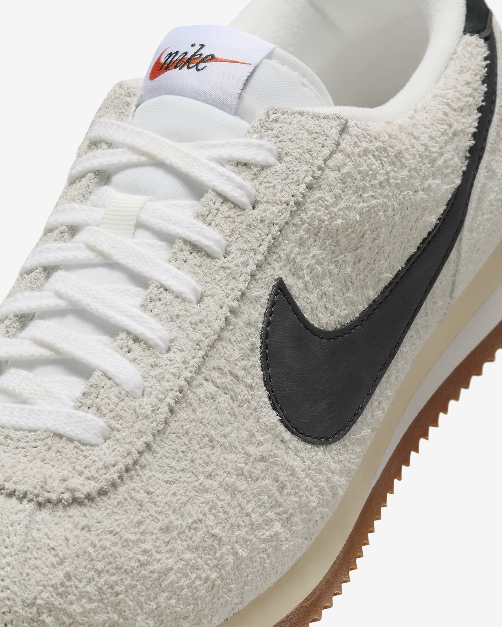 Nike Cortez Vintage Suede Women's Shoes - Summit White/Muslin/Gum Medium Brown/Black