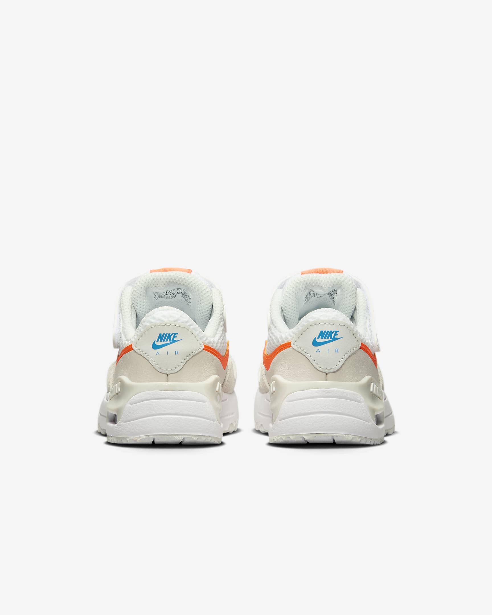 Nike Air Max SYSTM Baby/Toddler Shoes - White/Phantom/Photon Dust/Total Orange