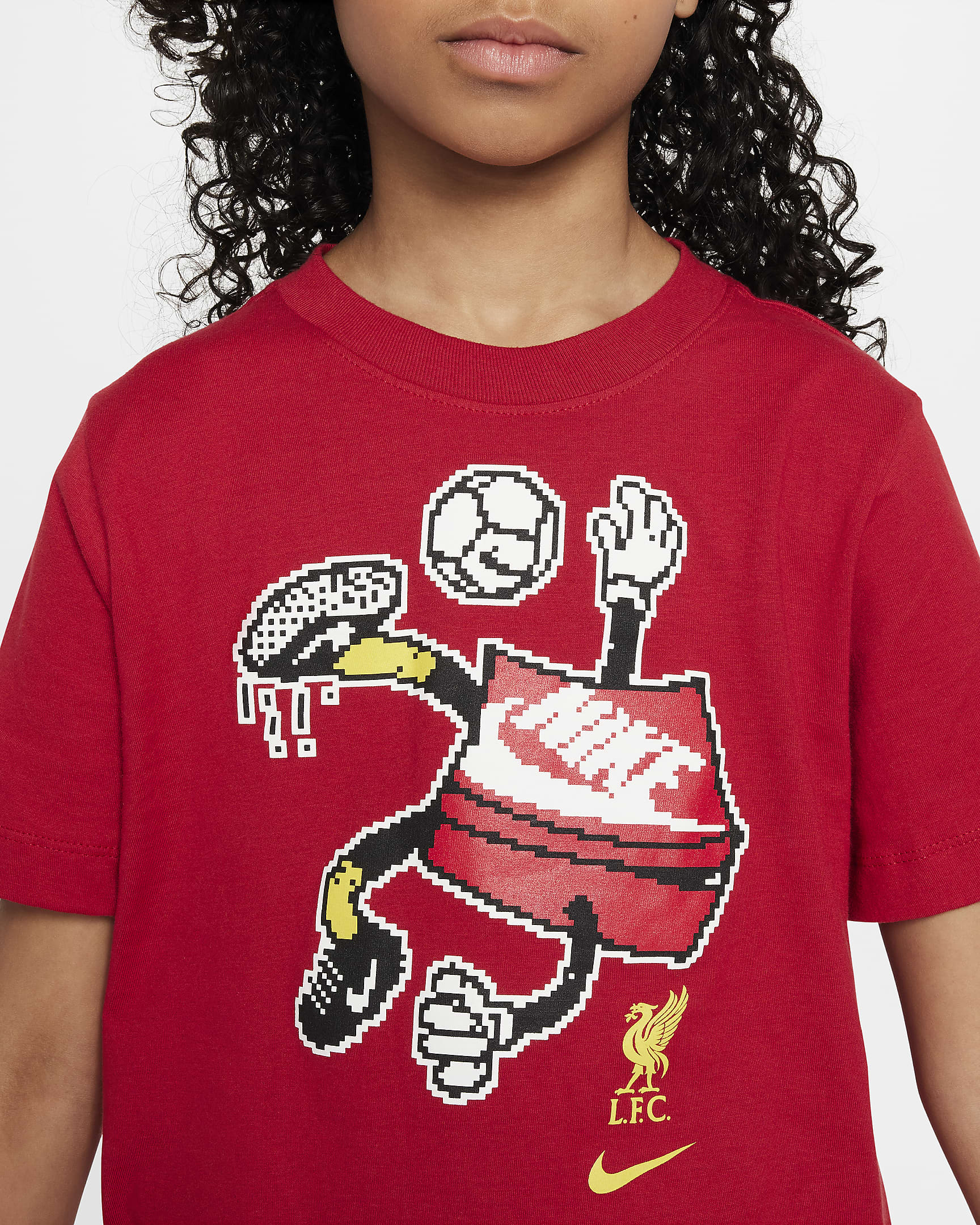 Liverpool FC Big Kids' Nike Soccer T-Shirt - Gym Red