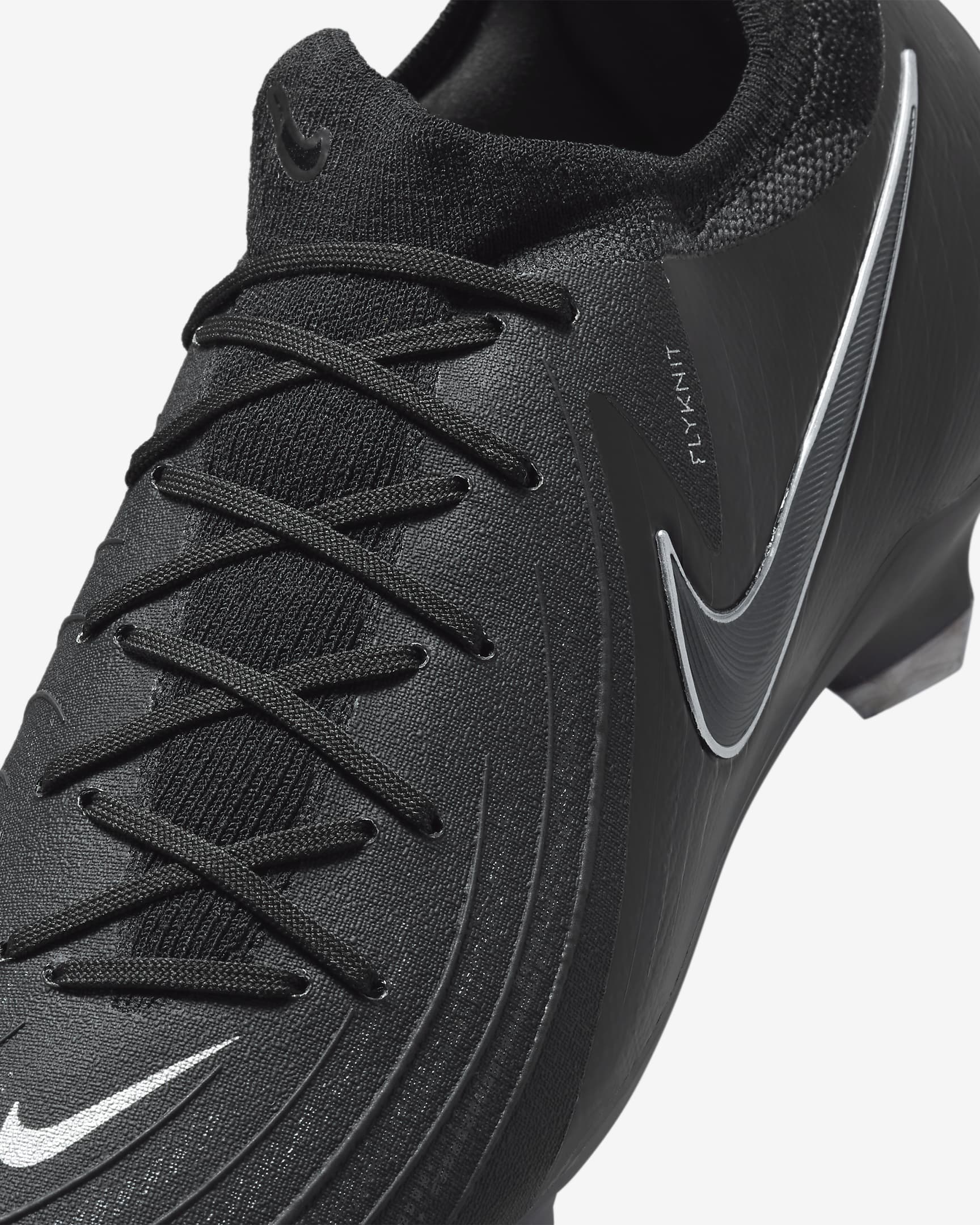 Nike Phantom GX 2 Pro FG Low-Top Soccer Cleats - Black/Black