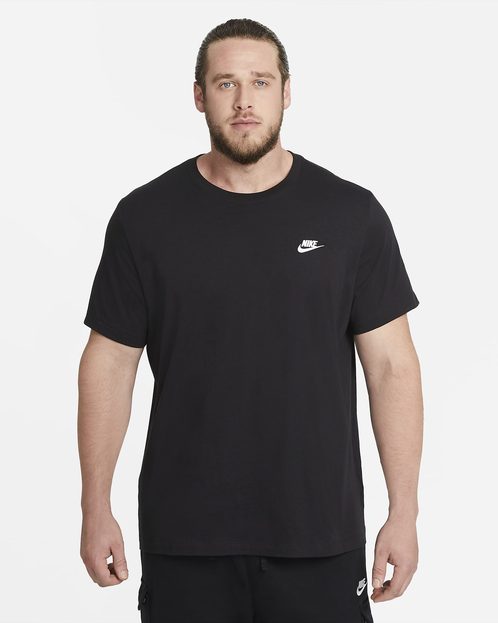 Nike Sportswear Club férfipóló - Fekete/Fehér